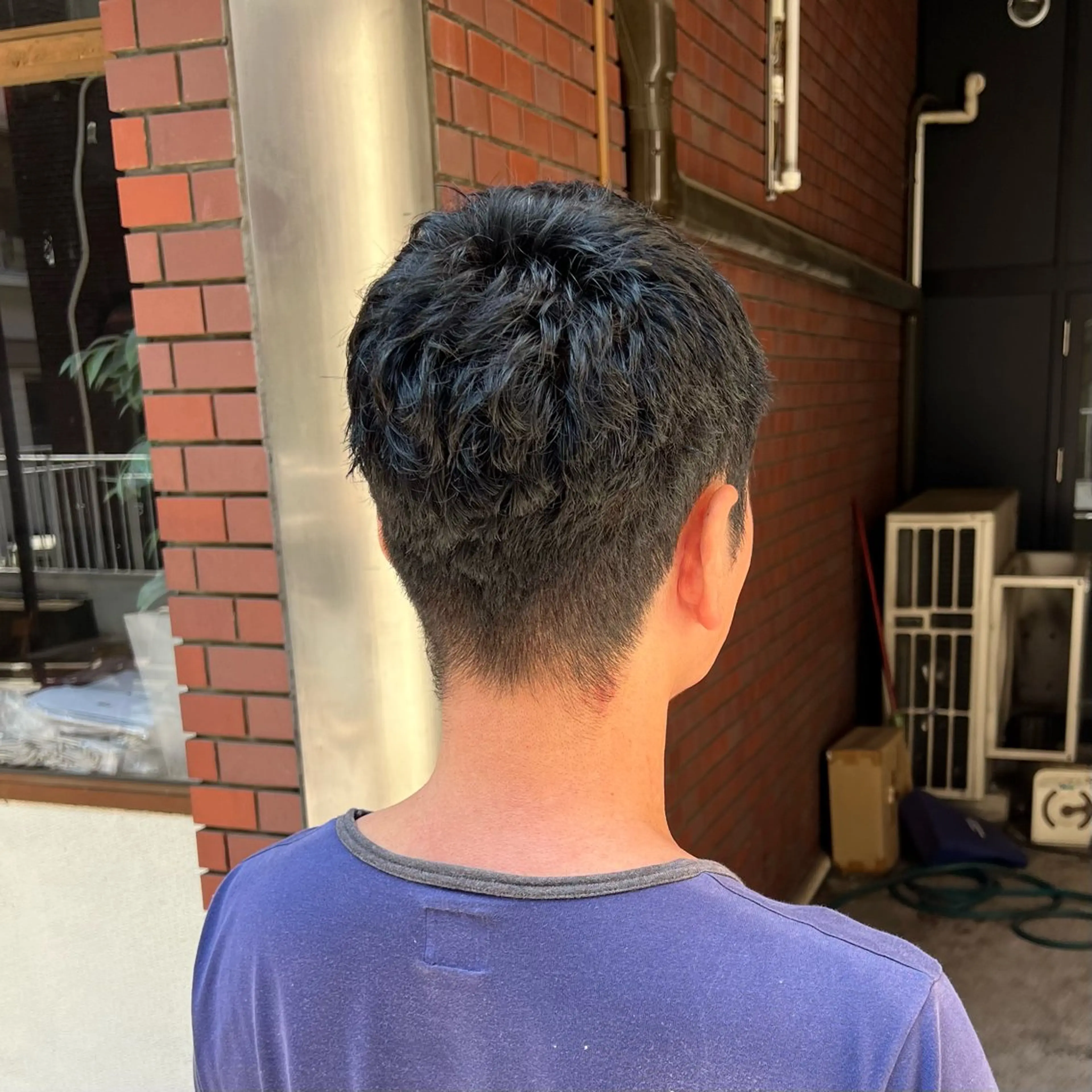 ツーブロックメンテナンスの写真