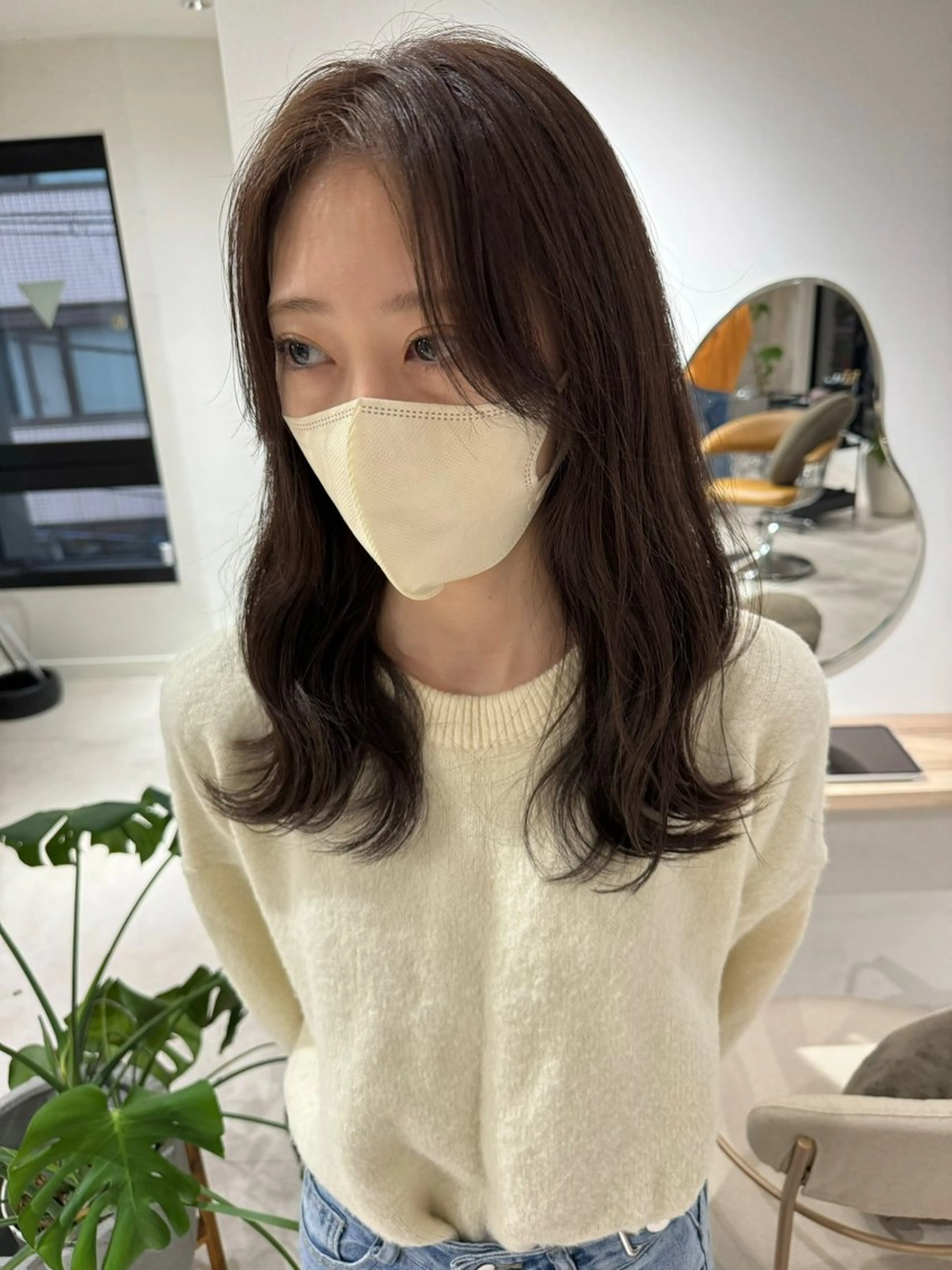 ロング カット ヘアカラー トリートメント イメチェンレイヤー/ 縮毛矯正/菅野恭平のヘアスタイル