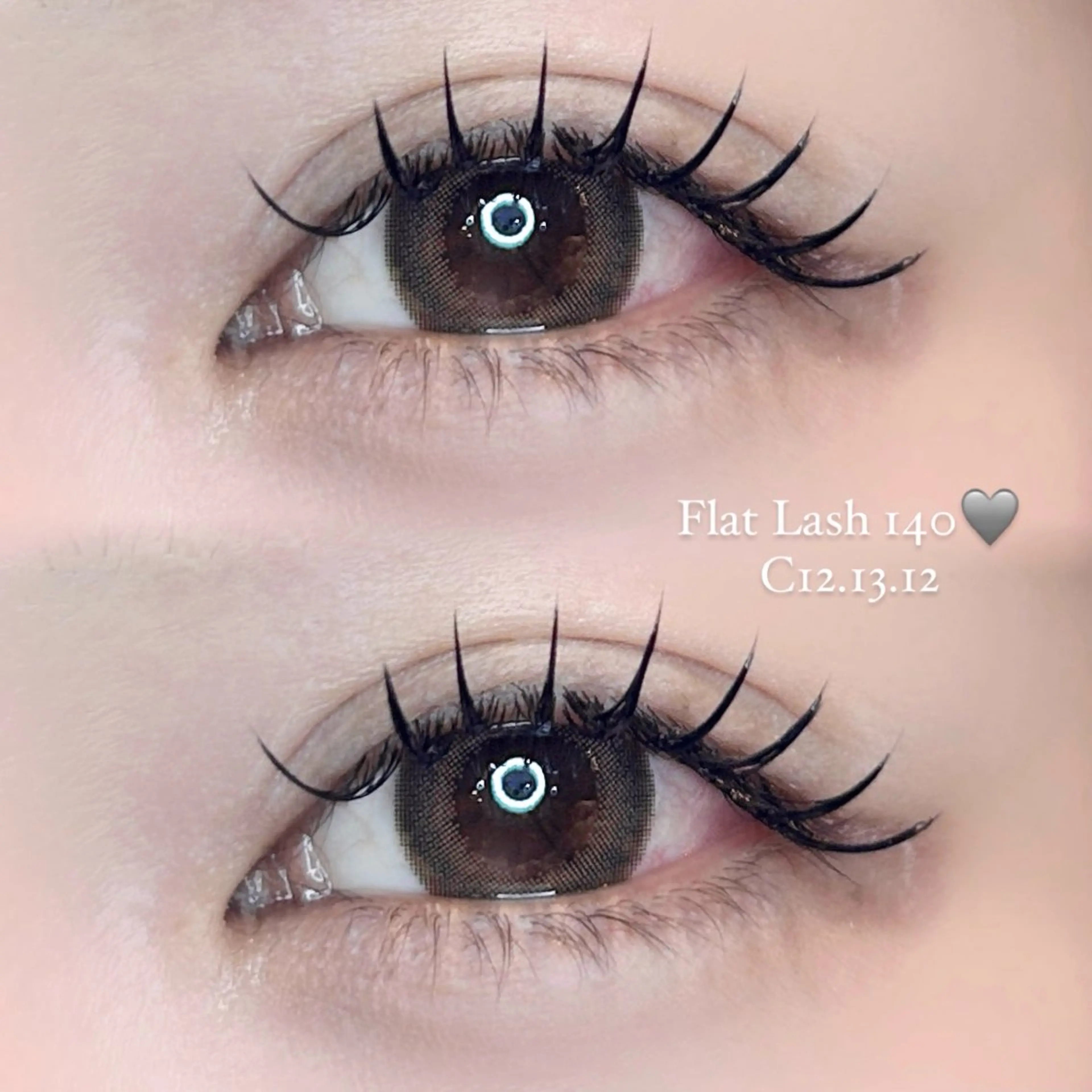 マツエク・マツパ フラットラッシュ iels 三軒茶屋/ MANABE AIのマツエク・マツパデザイン