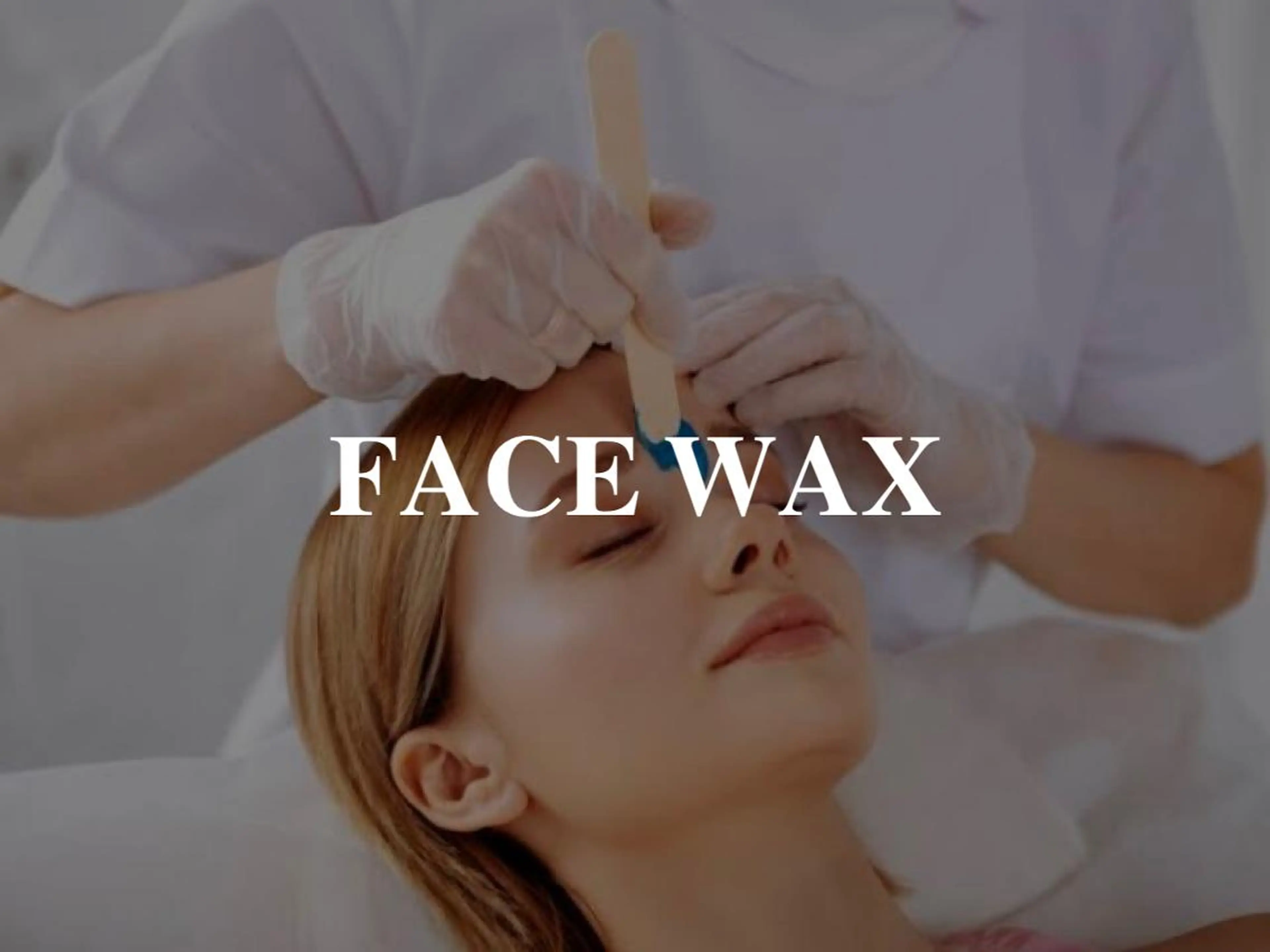 【大人気!!】美眉毛アイブロウwax＋全顔フルフェイスWAX/眉メイク込¥6900の写真