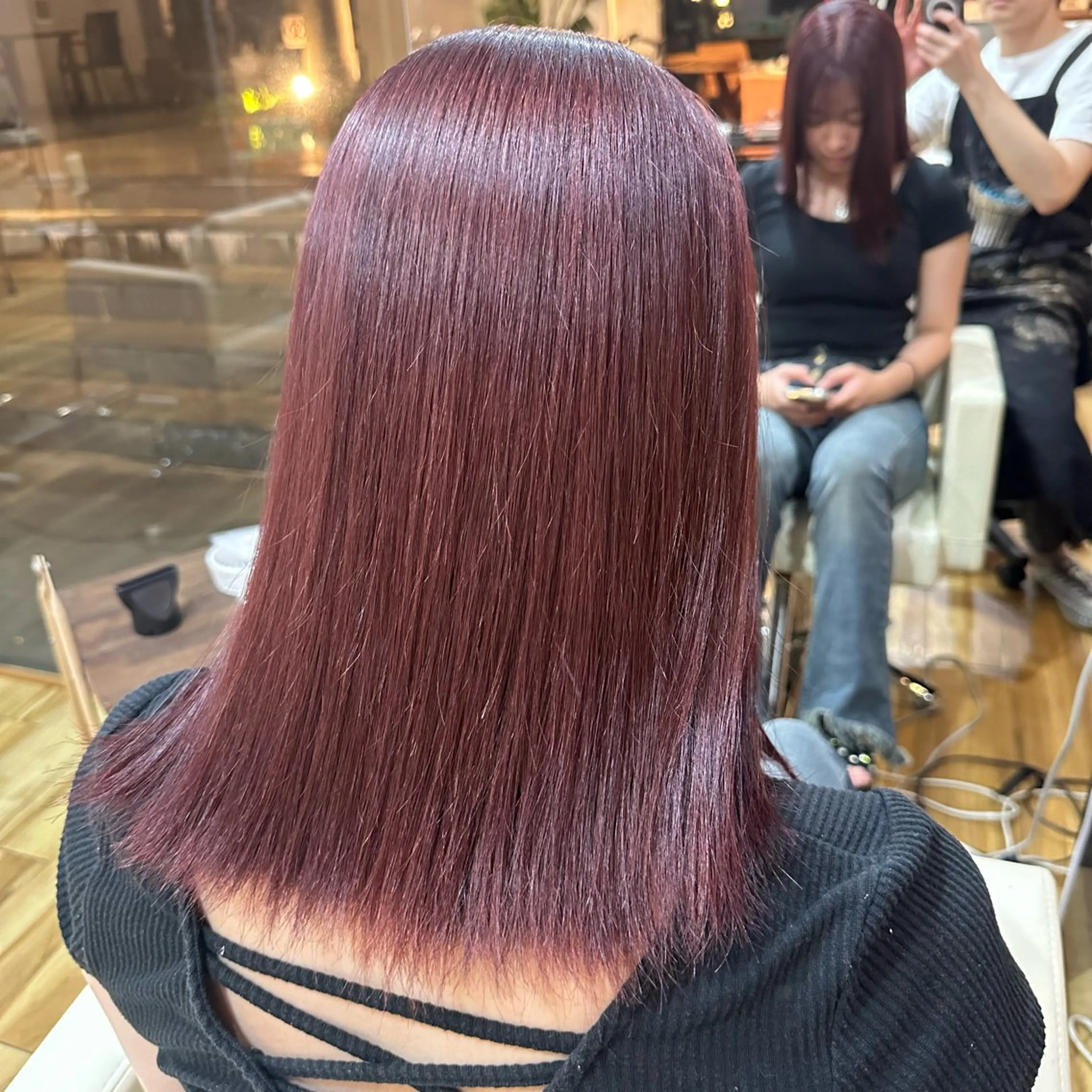 カラー ブリーチ レッドカラー ヘアカラー まさひろ /博多のヘアスタイル