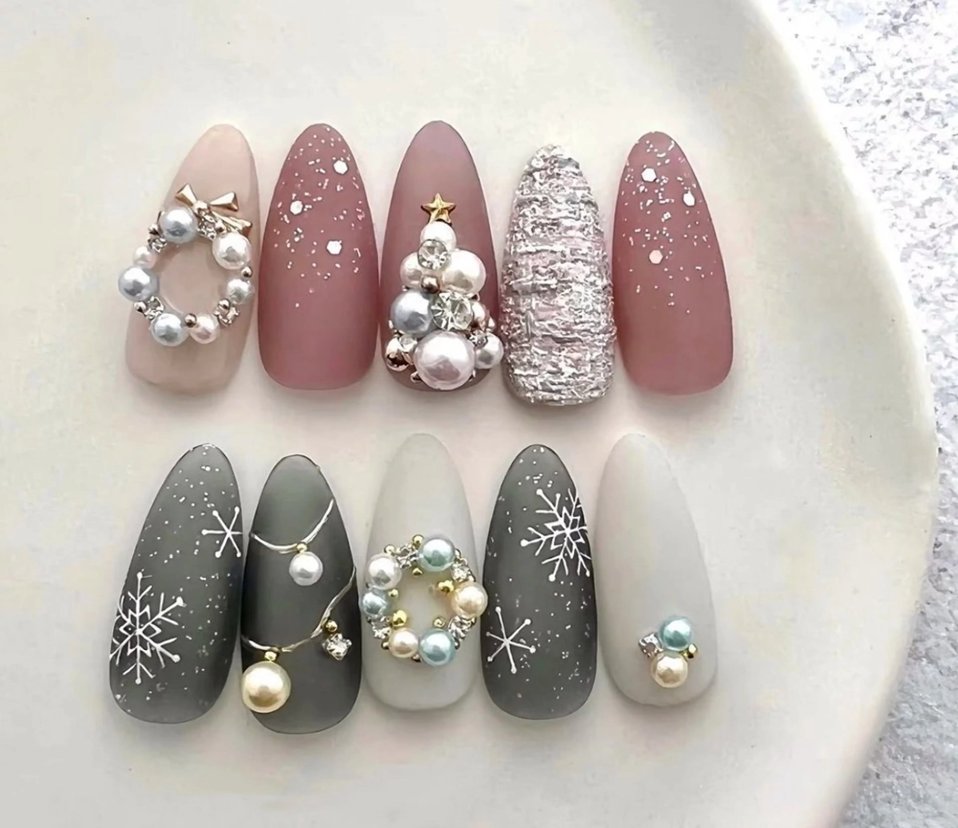 ネイル アートネイル チークネイル 長さ出し フレンチネイル ジェルネイル YK Beauty Salonのマツエク・マツパデザイン