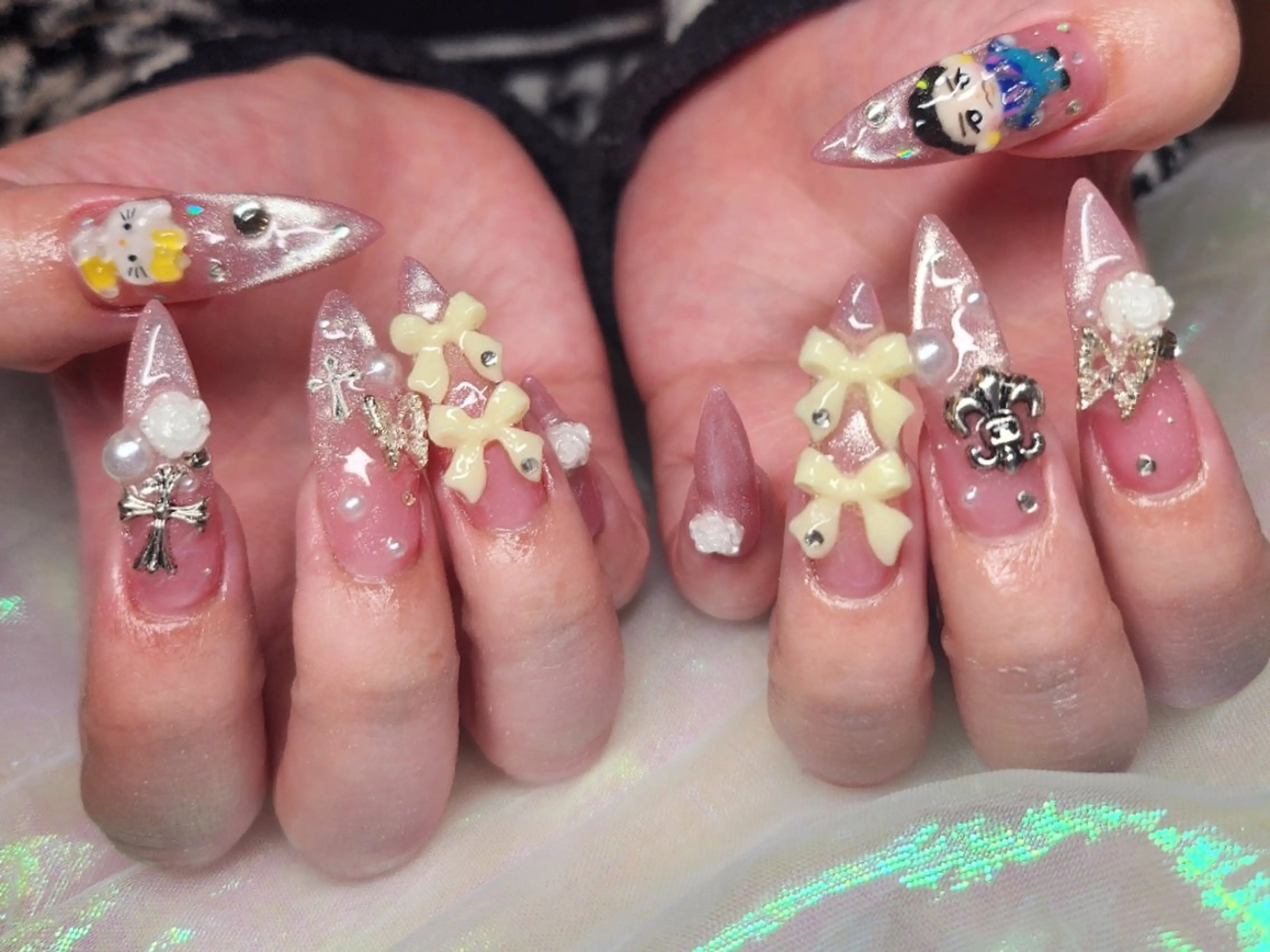 ネイル ハンドネイル 💜bora .のネイルデザイン