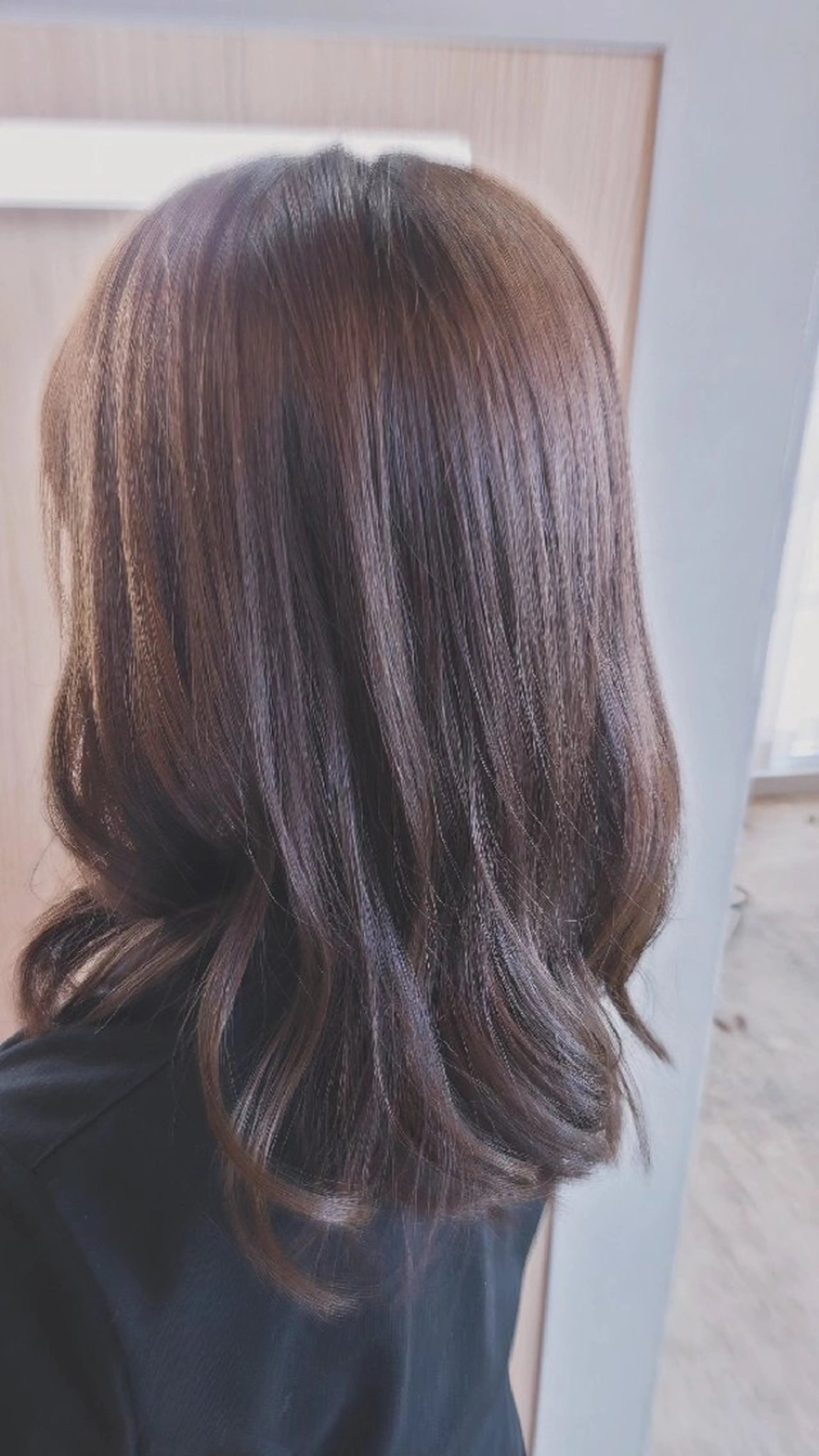 ミディアム 縮毛矯正✨艶髪　 シノハラ✨髪質改善のヘアスタイル