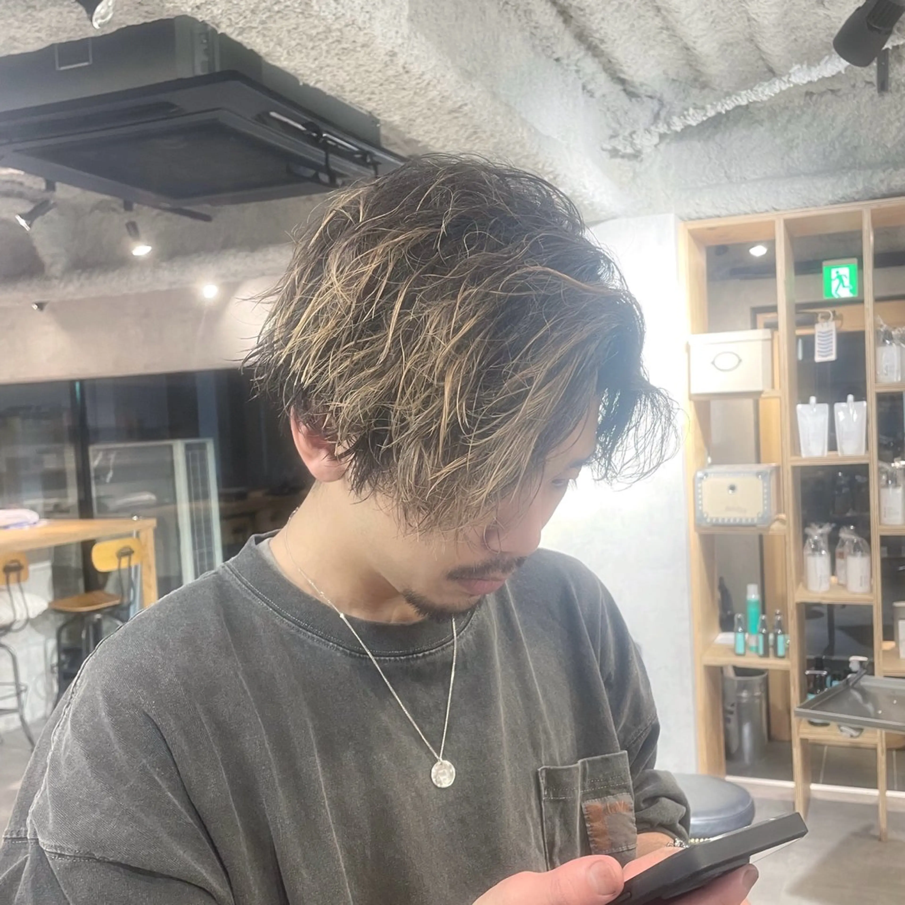 メンズ カラー パーマ 【Sia中野新橋🫧 kaho】のヘアスタイル