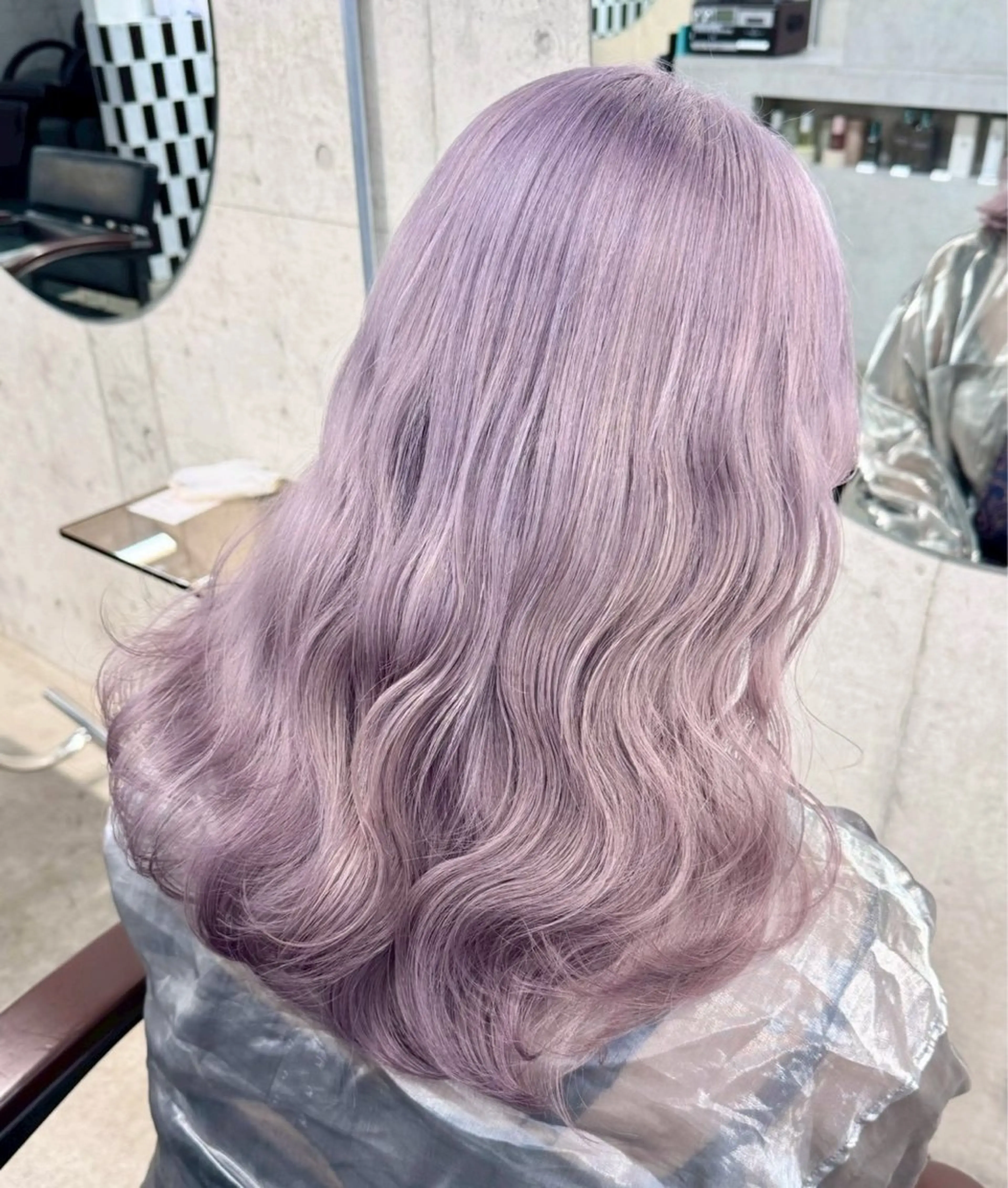 ロング カラー ヘアカラー フジマ ハルナのヘアスタイル