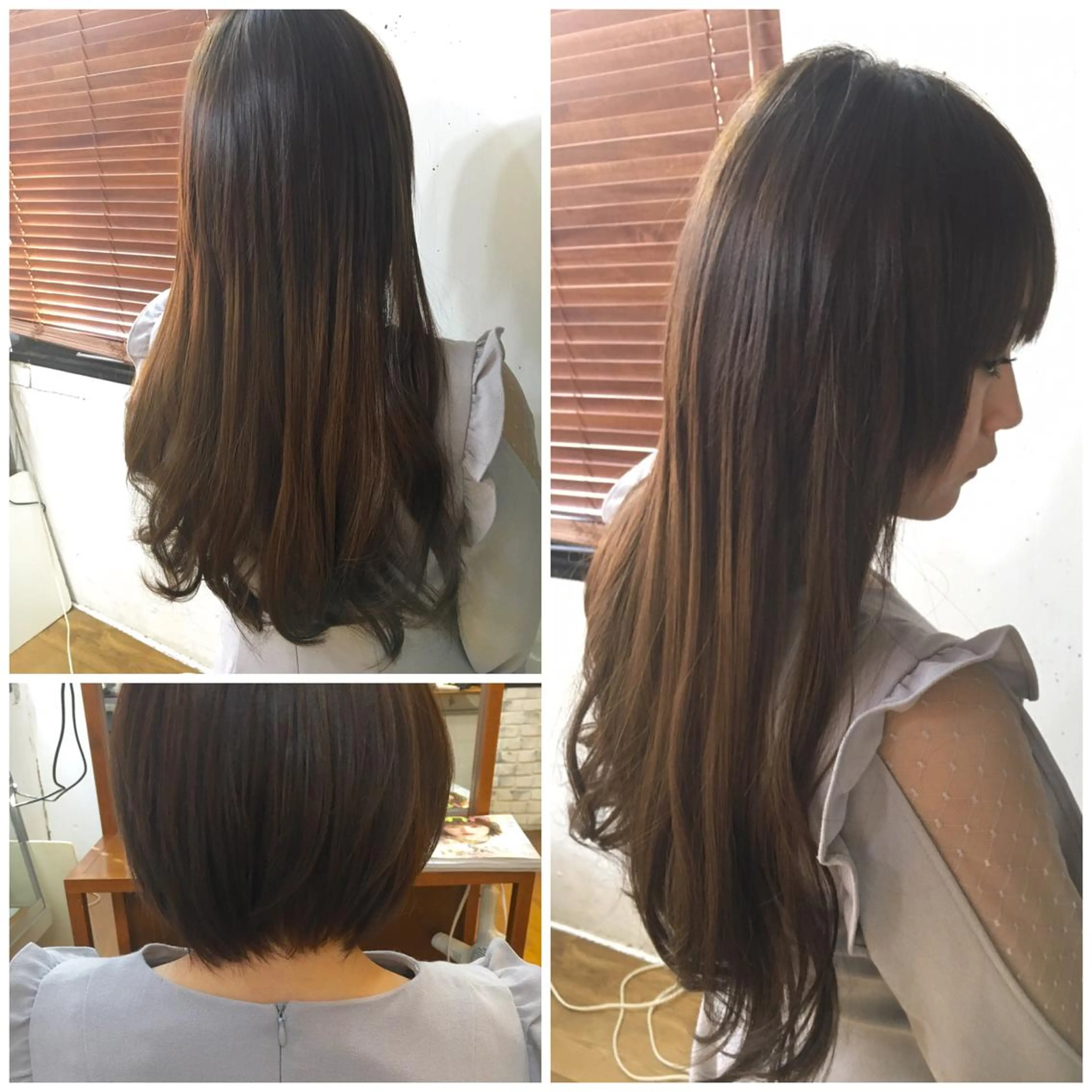 ロング カラー シールエクステ エクステ 牛山 静香のマツエク・マツパデザイン