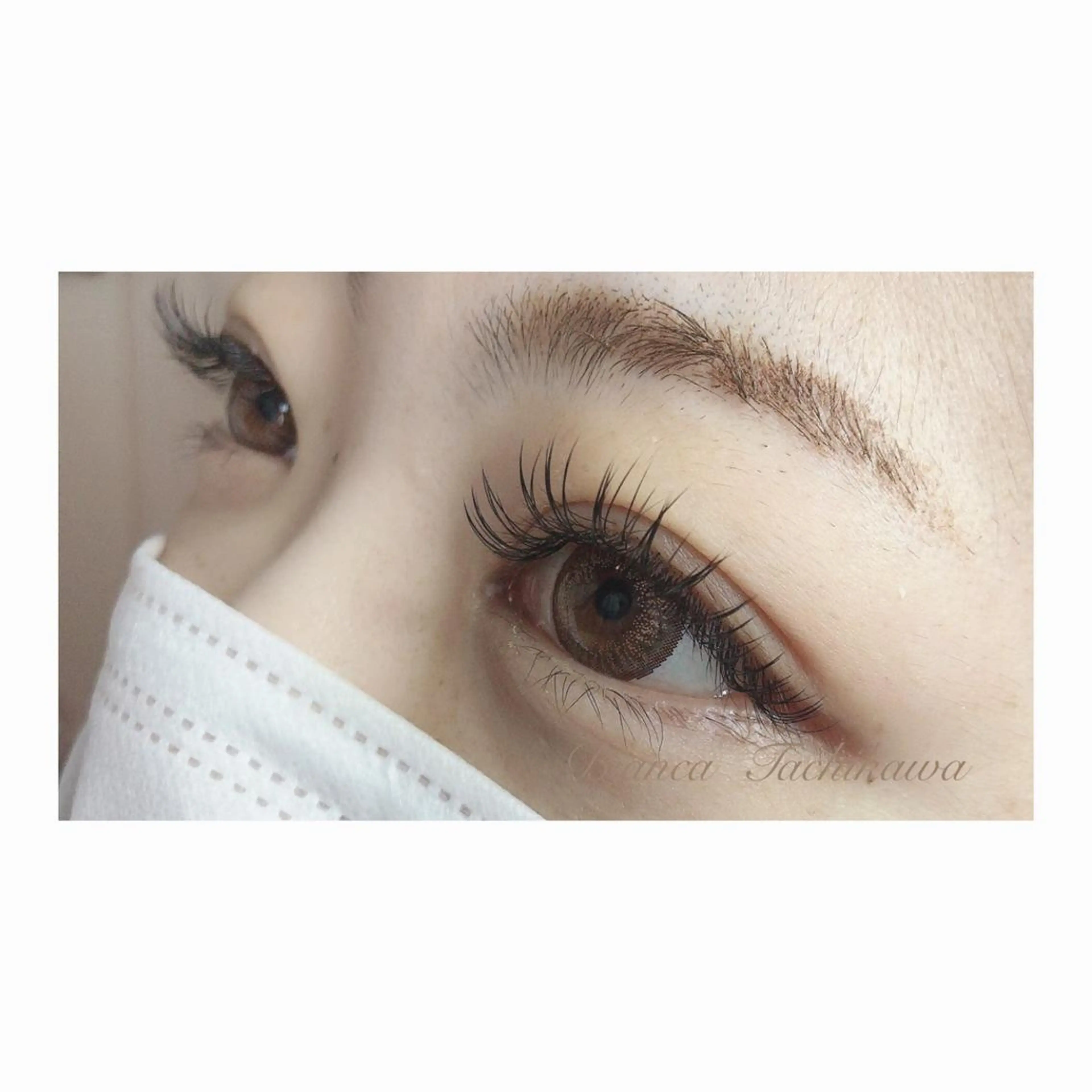 マツエク・マツパ アイブロウ フラットラッシュ マツエク Bianca阿佐ヶ谷 かやしま🫧のマツエク・マツパデザイン