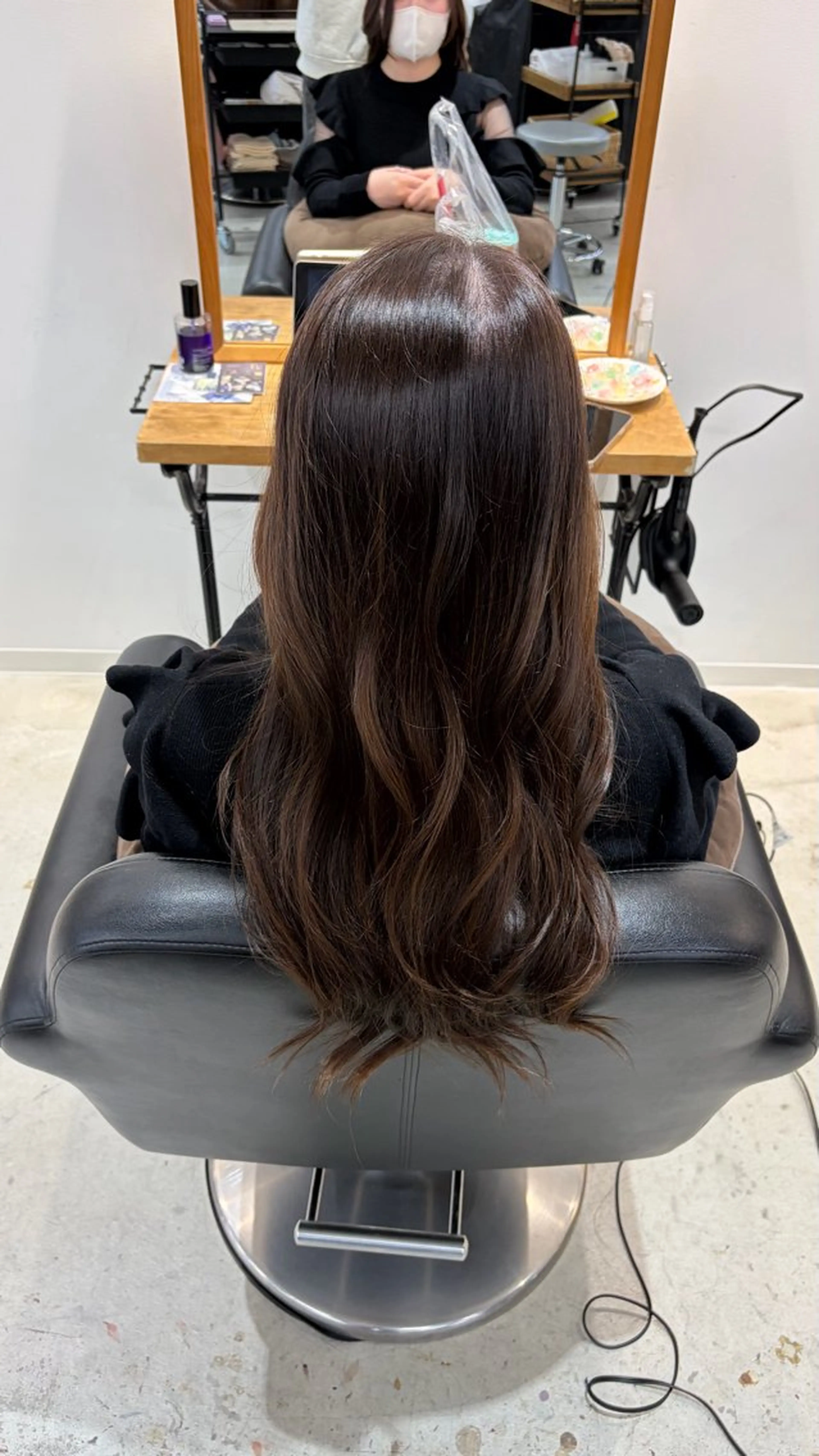 ロング カラー ブラウンカラー ヘアカラー ここね/透明感 カラー/ナチュラルのヘアスタイル