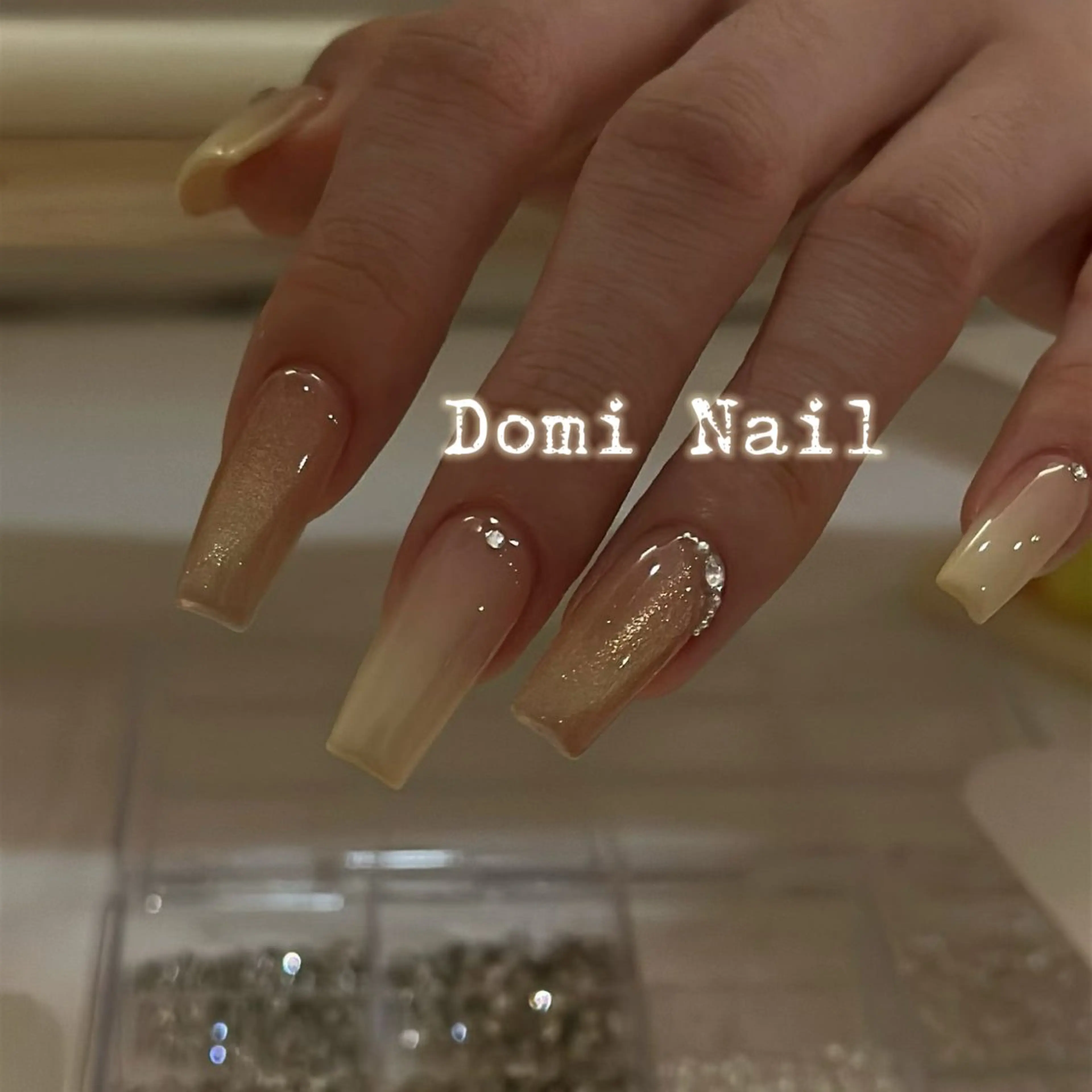 ネイル 持ち込み シンプルネイル ネイルチップ Domi Nail Salonのネイルデザイン