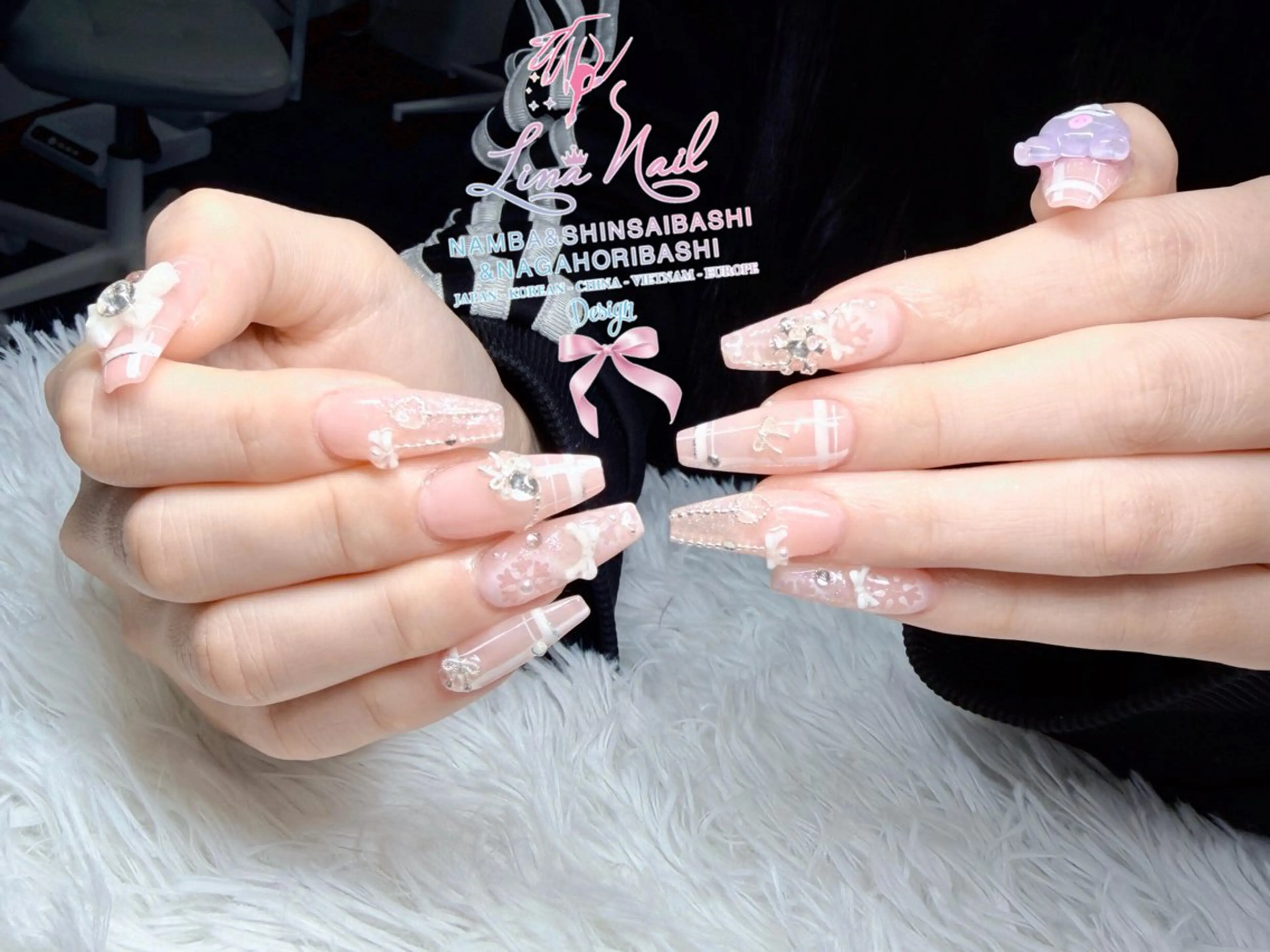 ネイル フットネイル ジェルネイル 持ち込み ネイルチップ ハンドネイル リナネイル 長堀橋店／東心斎橋店のネイルデザイン