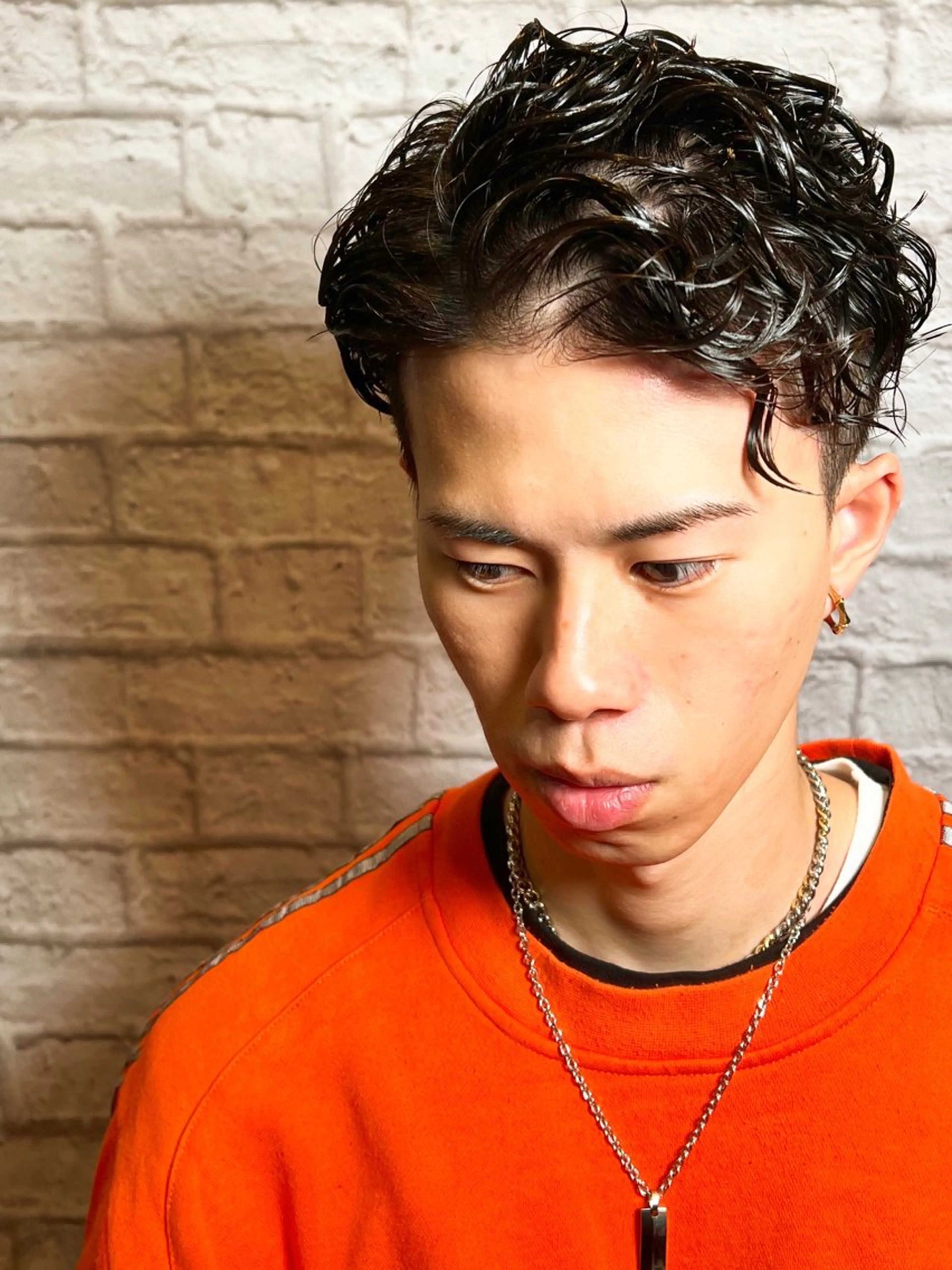 ショート カラー パーマ ヘアアレンジ メンズ メンズカット/パーマ 山崎航平💈のヘアスタイル