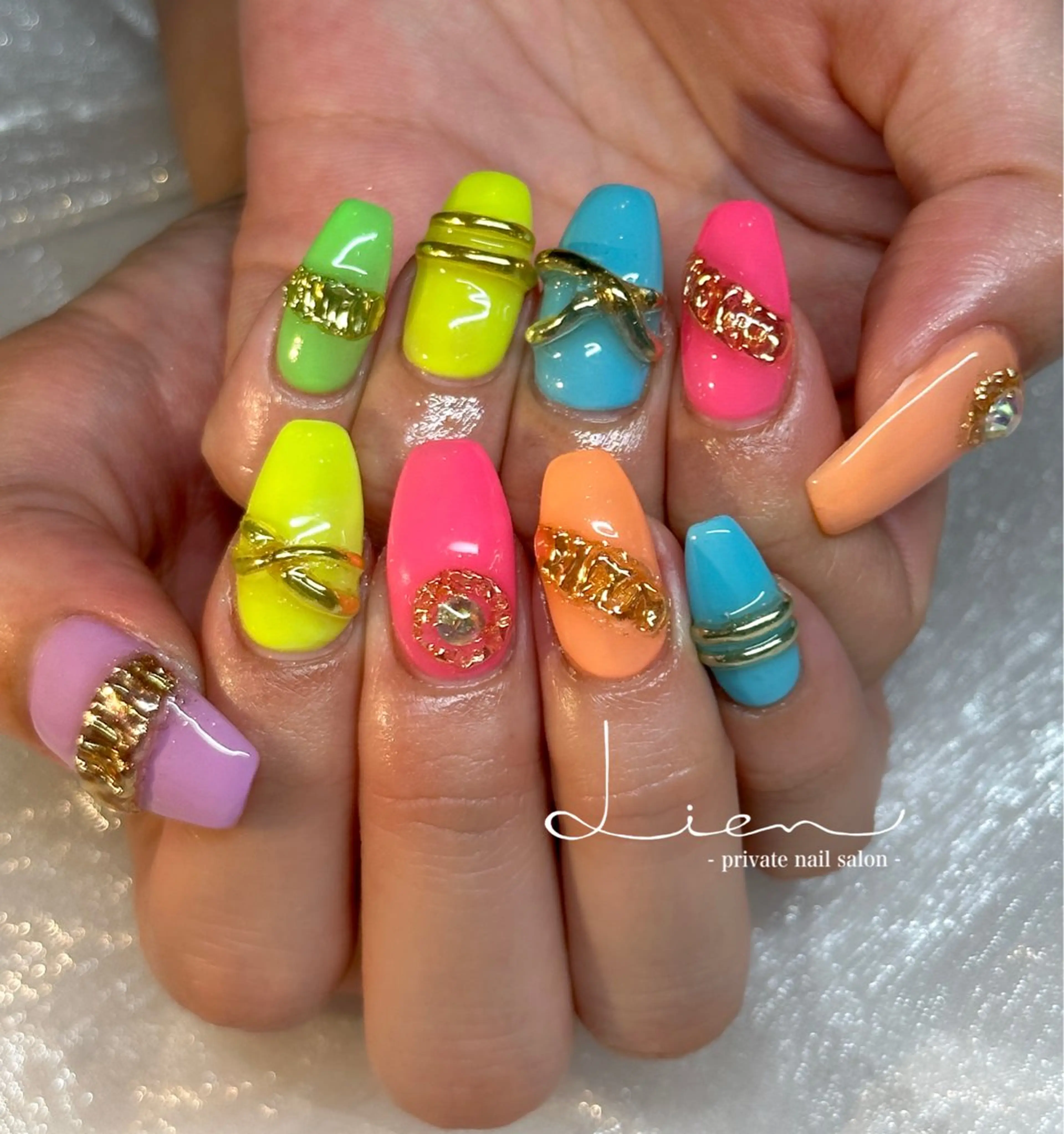 ネイル ハンドネイル Lien 【リアン】北堀江のネイルデザイン