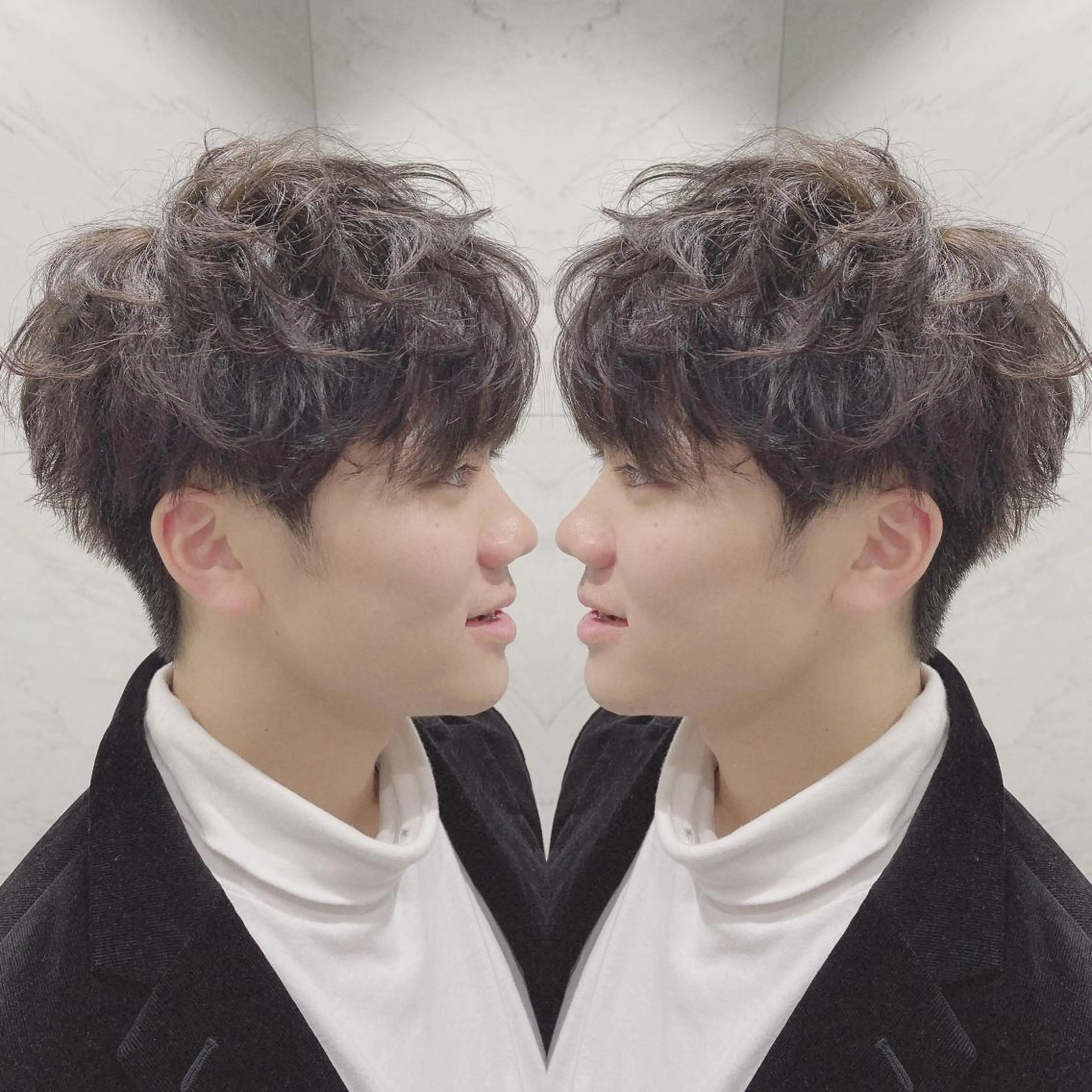 ショート カラー メンズ カット ヘアカラー 重政 和樹のヘアスタイル