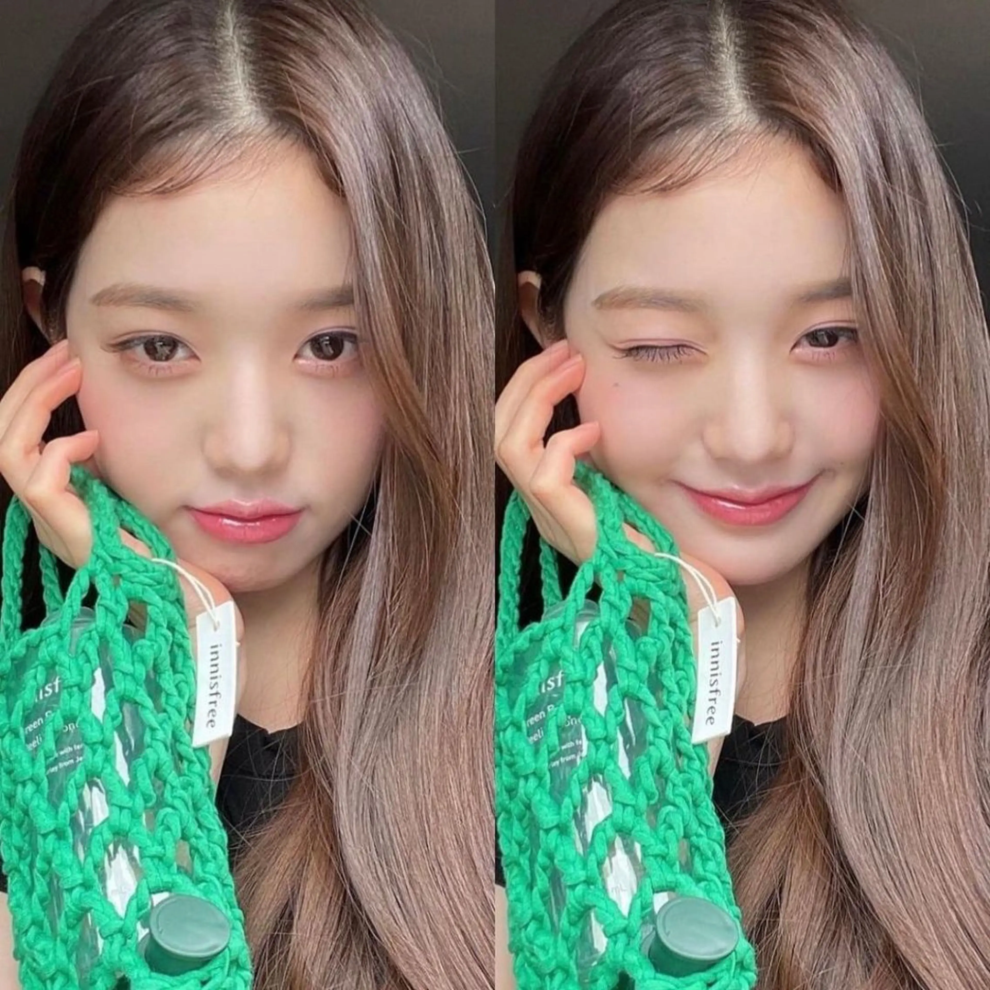 ロング パーマ ヘアアレンジ 顔周りカット 韓国風ヘア 小顔カット チャンモリパーマ カット ヘアカラー トリートメント 顔まわり職人🇰🇷 韓国ヘア/KAITOのヘアスタイル