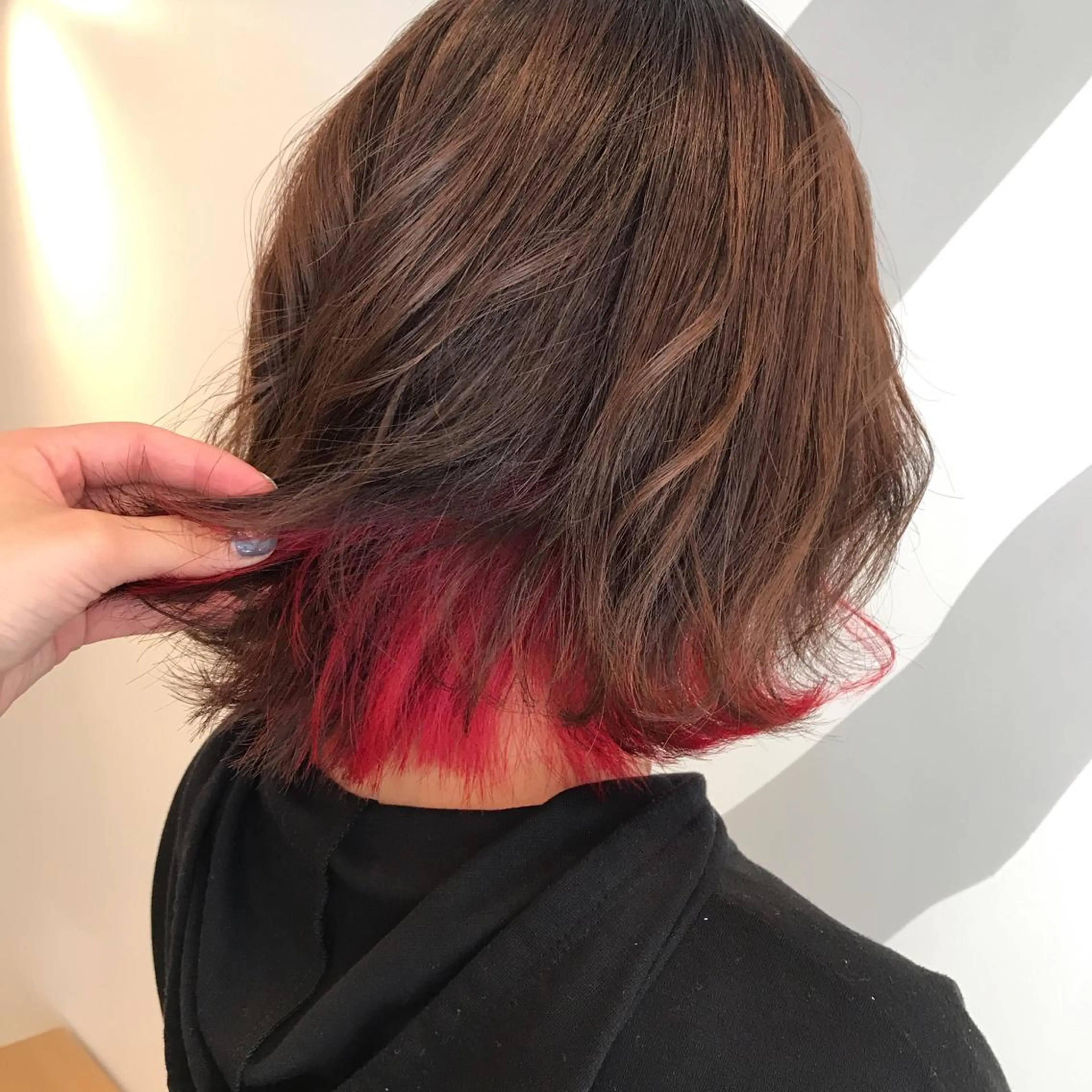 ミディアム ヘアカラー ヤマシタ ミサキのヘアスタイル