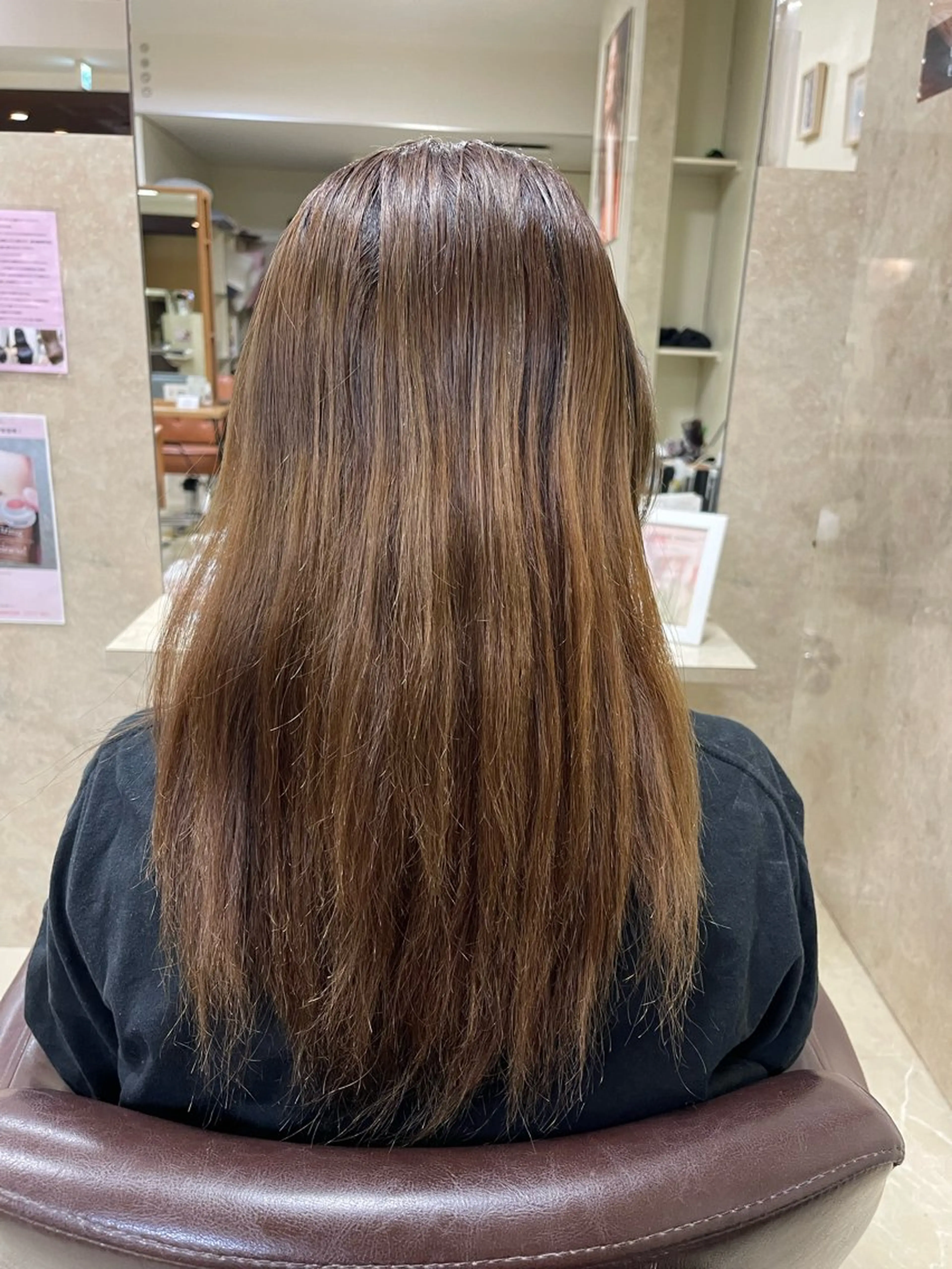 セミロング 縮毛矯正 縮毛・酸性ストレート 特化のヘアスタイル