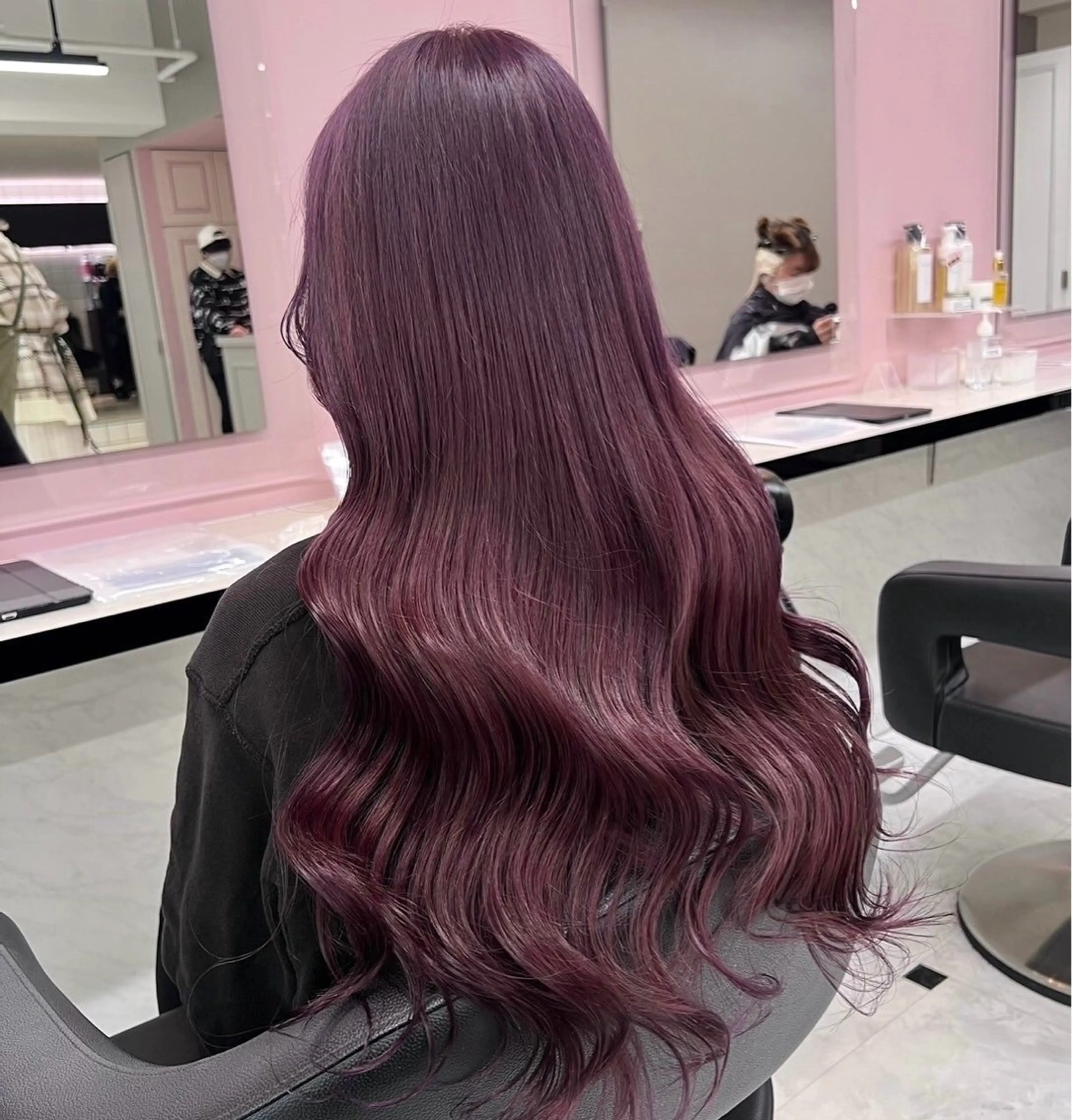 カラー girlな暖色ヘア 🪽🫧ハルナ🎀のヘアスタイル