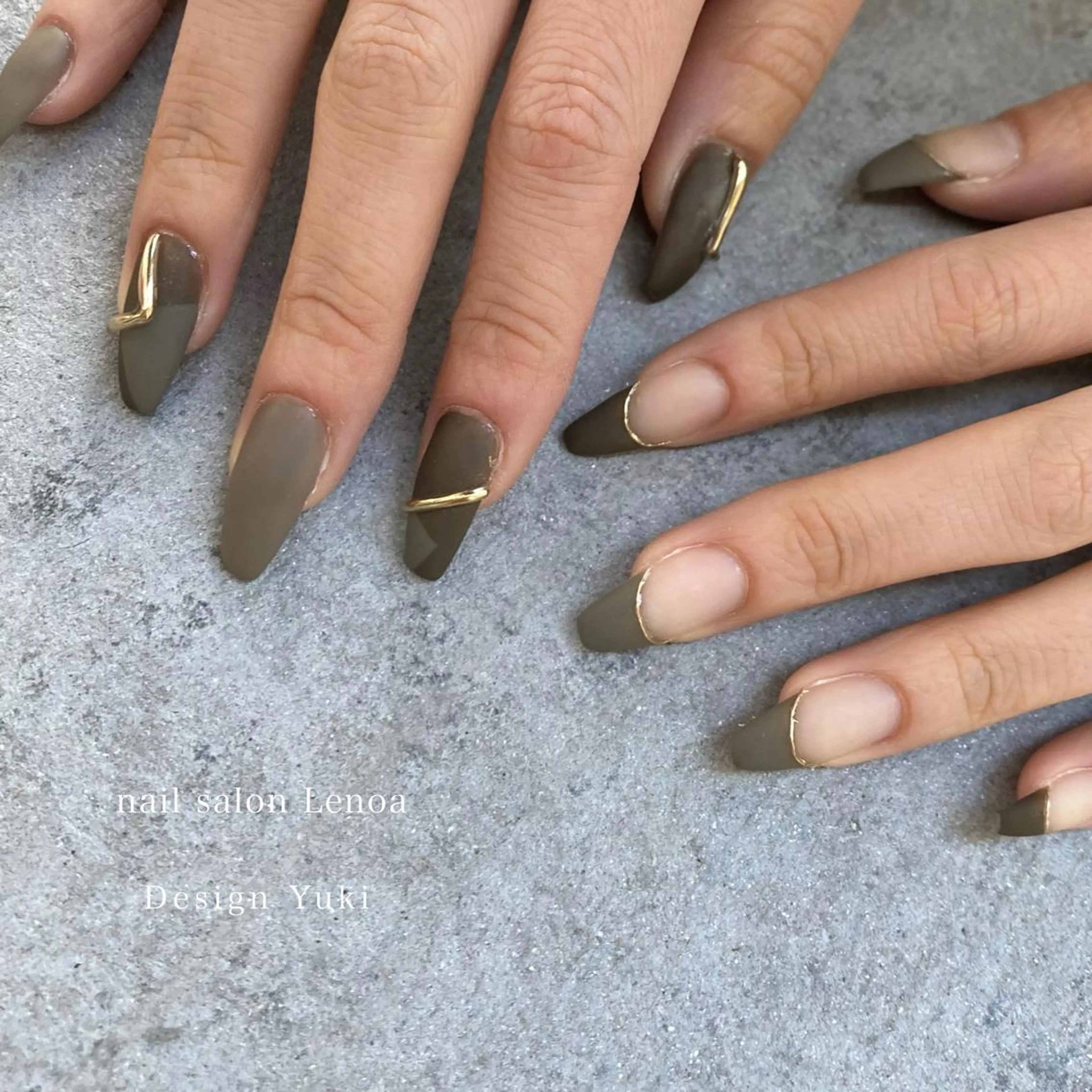 ネイル ハンドネイル Lenoa Yukiのネイルデザイン