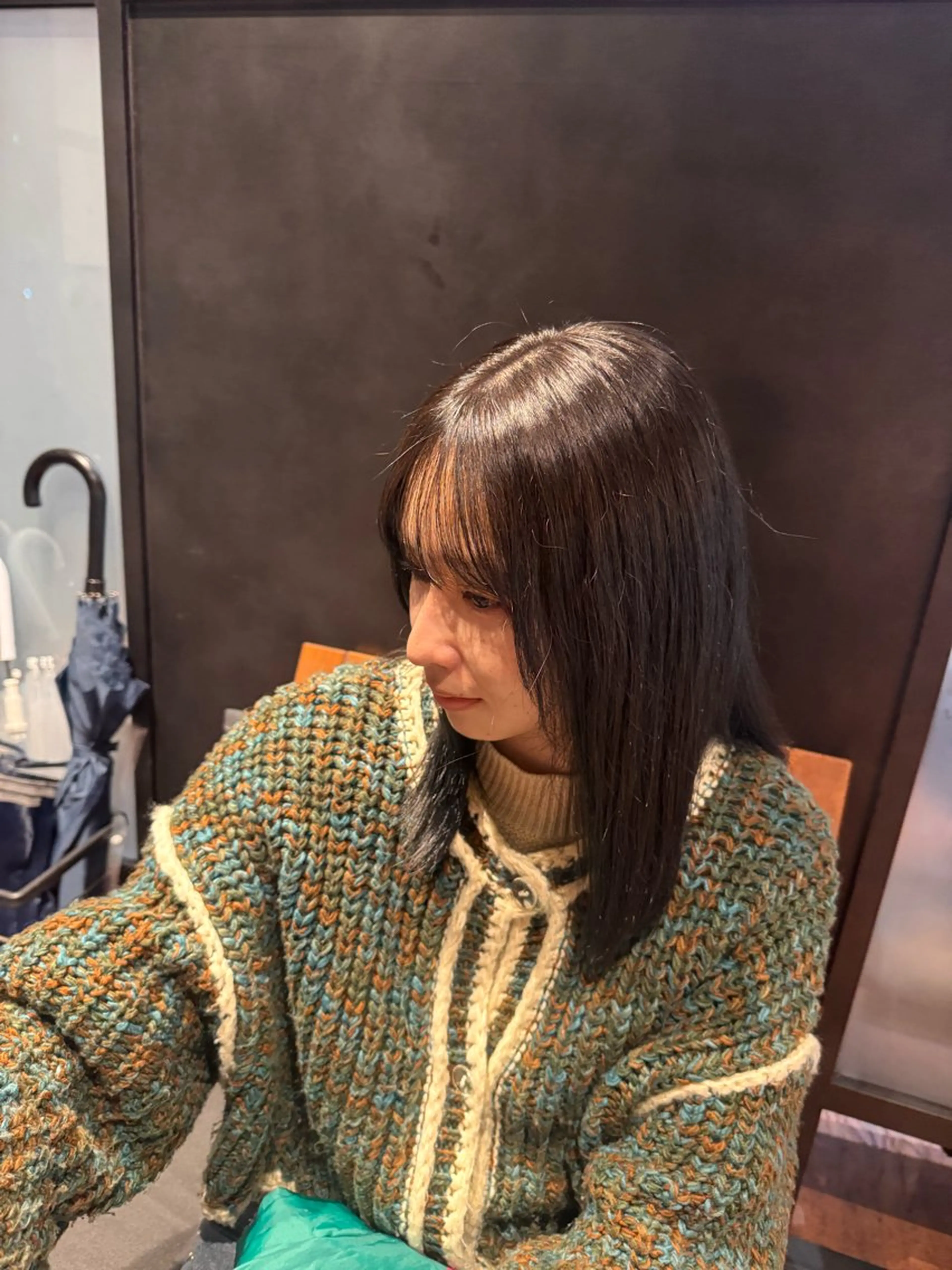 カラー sora/ 暖色カラー🌷のヘアスタイル