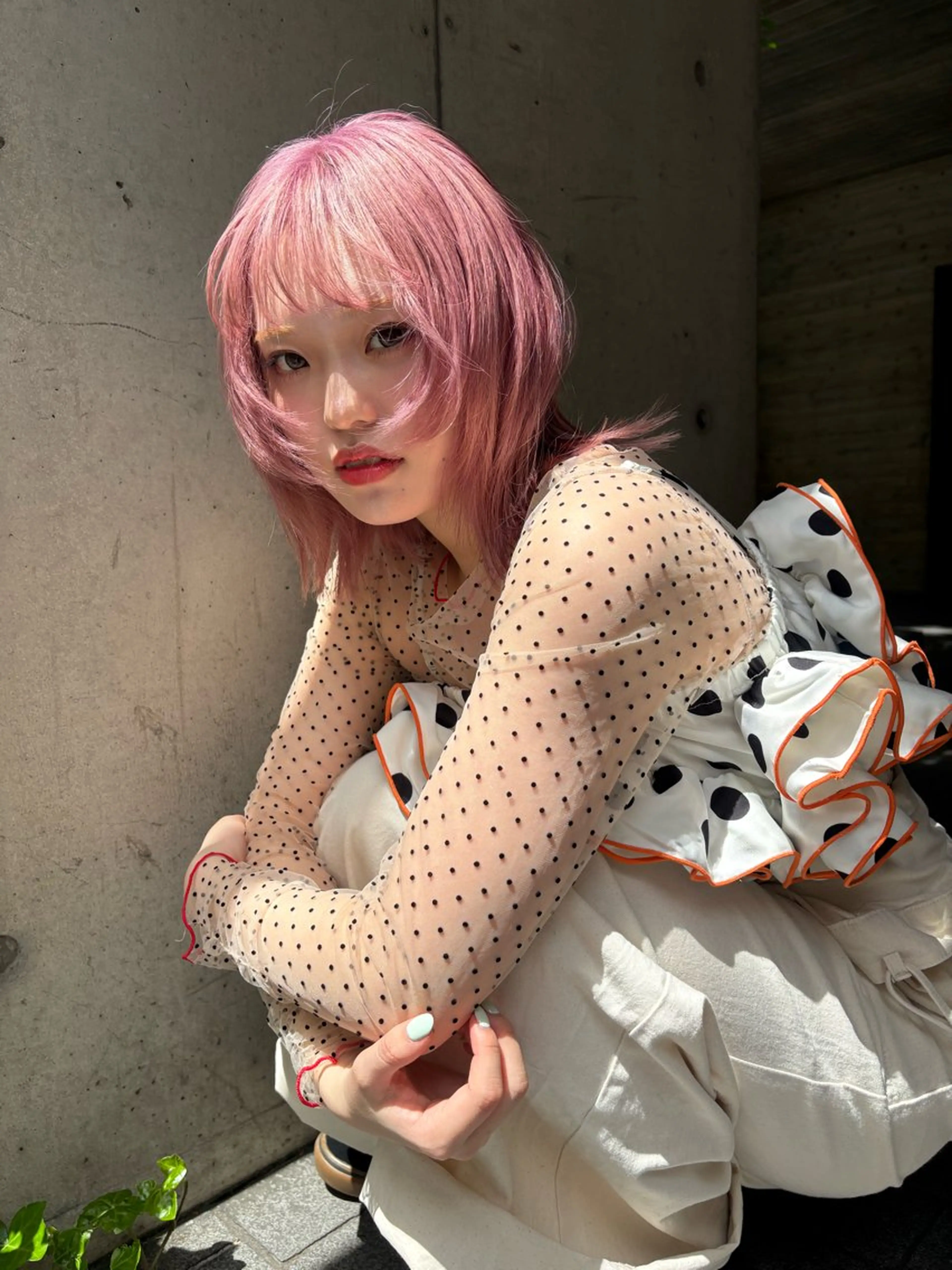 カラー ヘアカラー トリートメント 🎀西川芽依/ 暖色カラー🎀のヘアスタイル