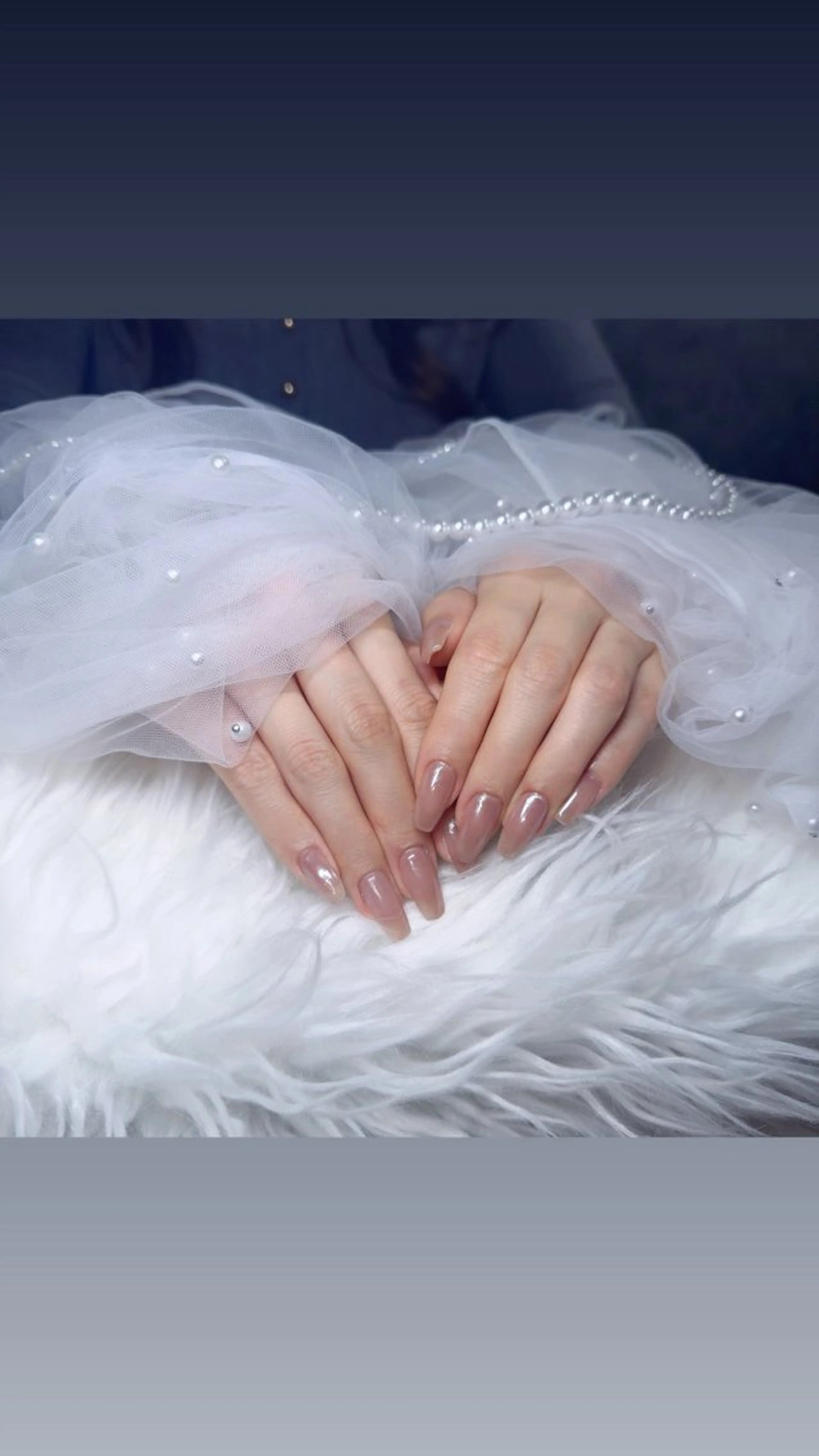 ネイル オーロラネイル ハンドネイル Ayu 【パラジェル取扱店】のネイルデザイン