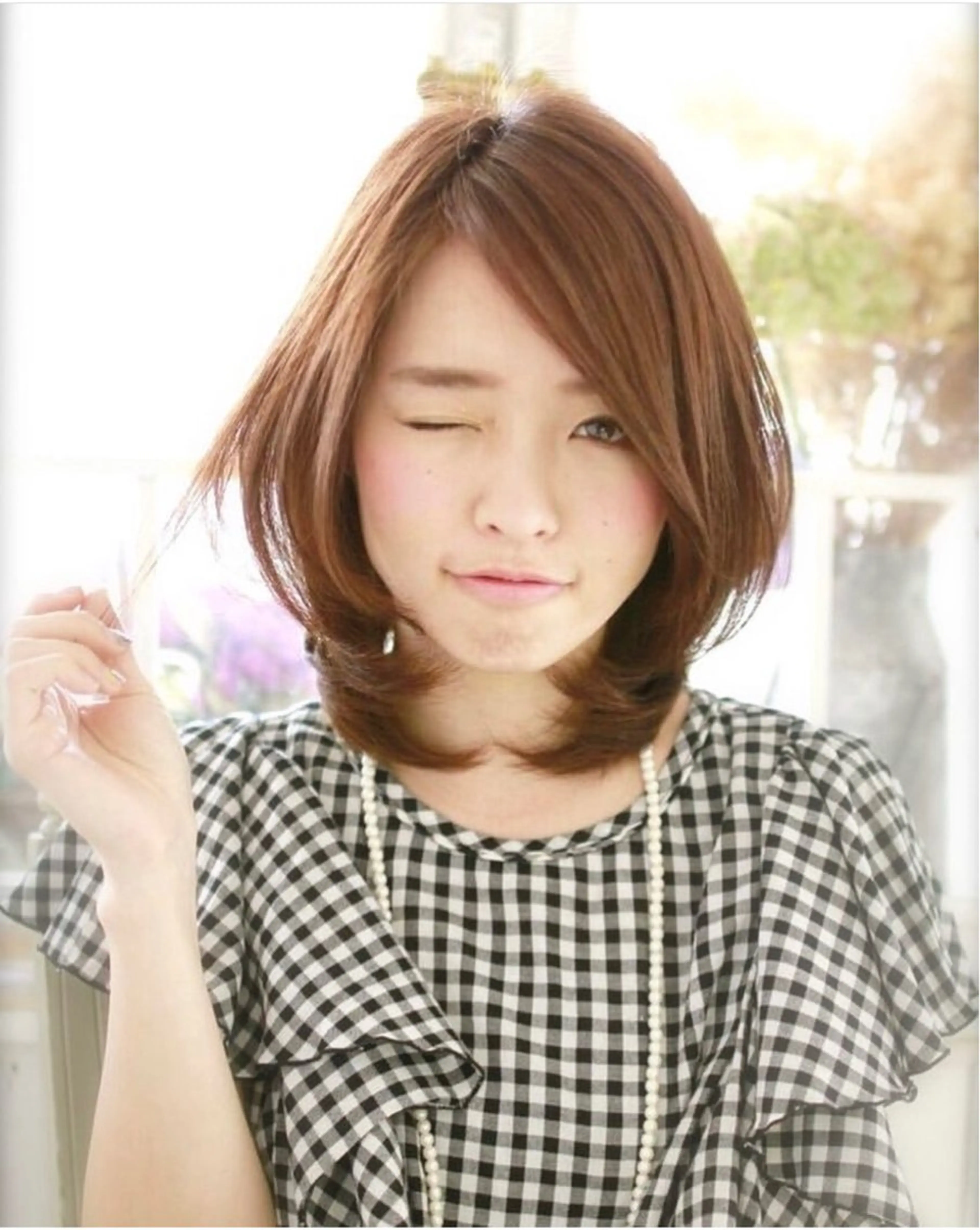 ミディアム 山田 翔吾のヘアスタイル