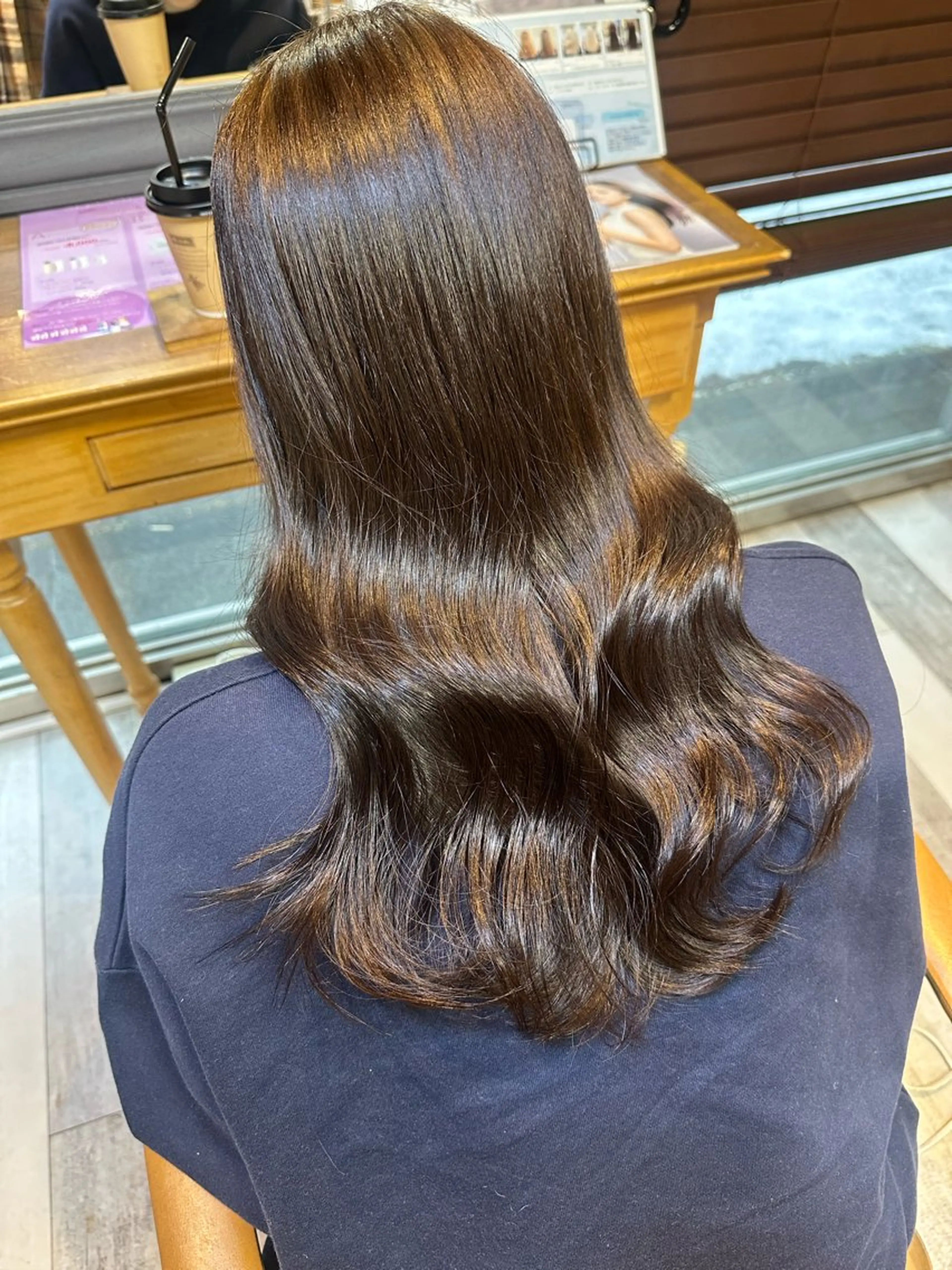 セミロング カラー 和田 直也のヘアスタイル