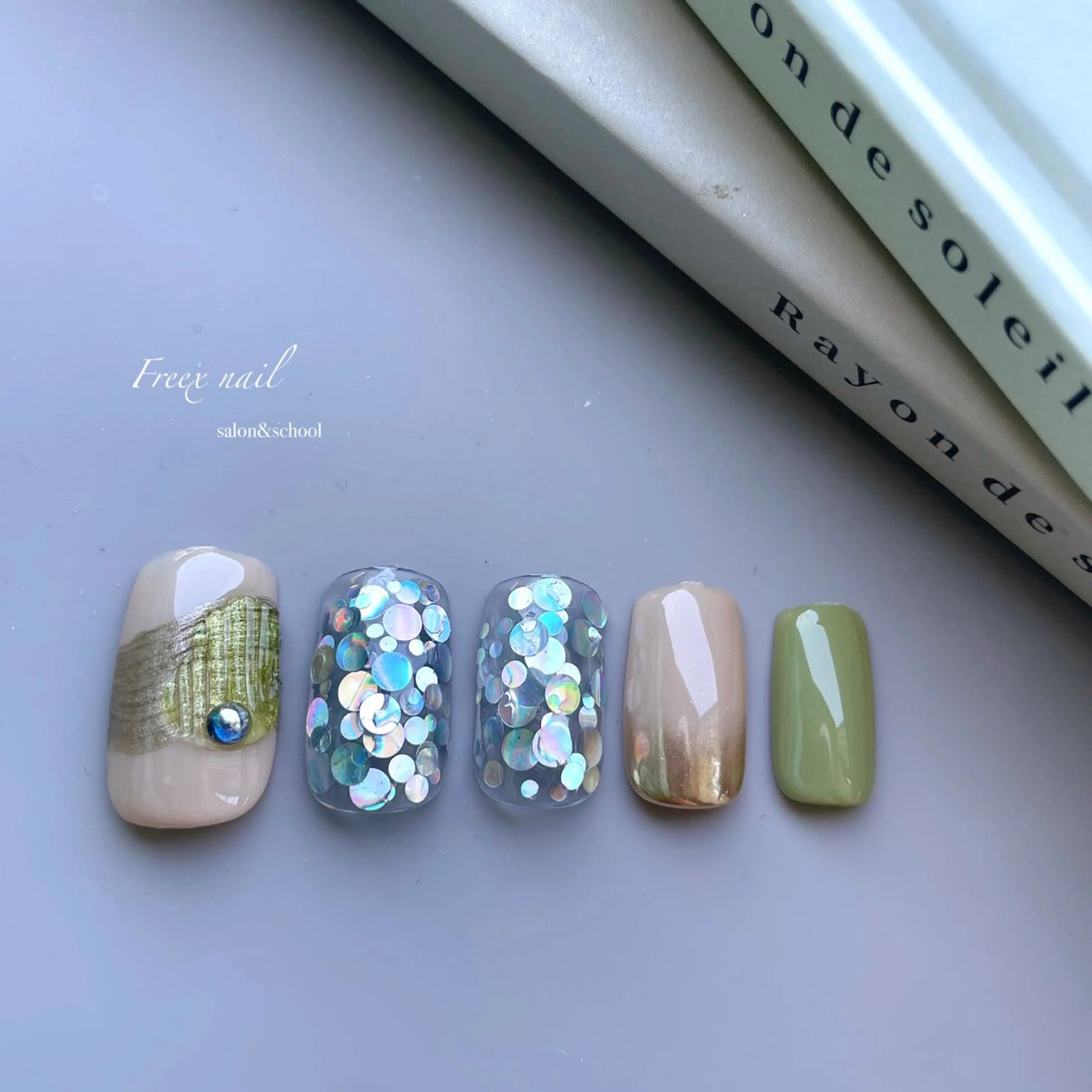 ネイル 春ネイル ハンドネイル ハンドケア freex nail /ニュアンス/個性派のネイルデザイン