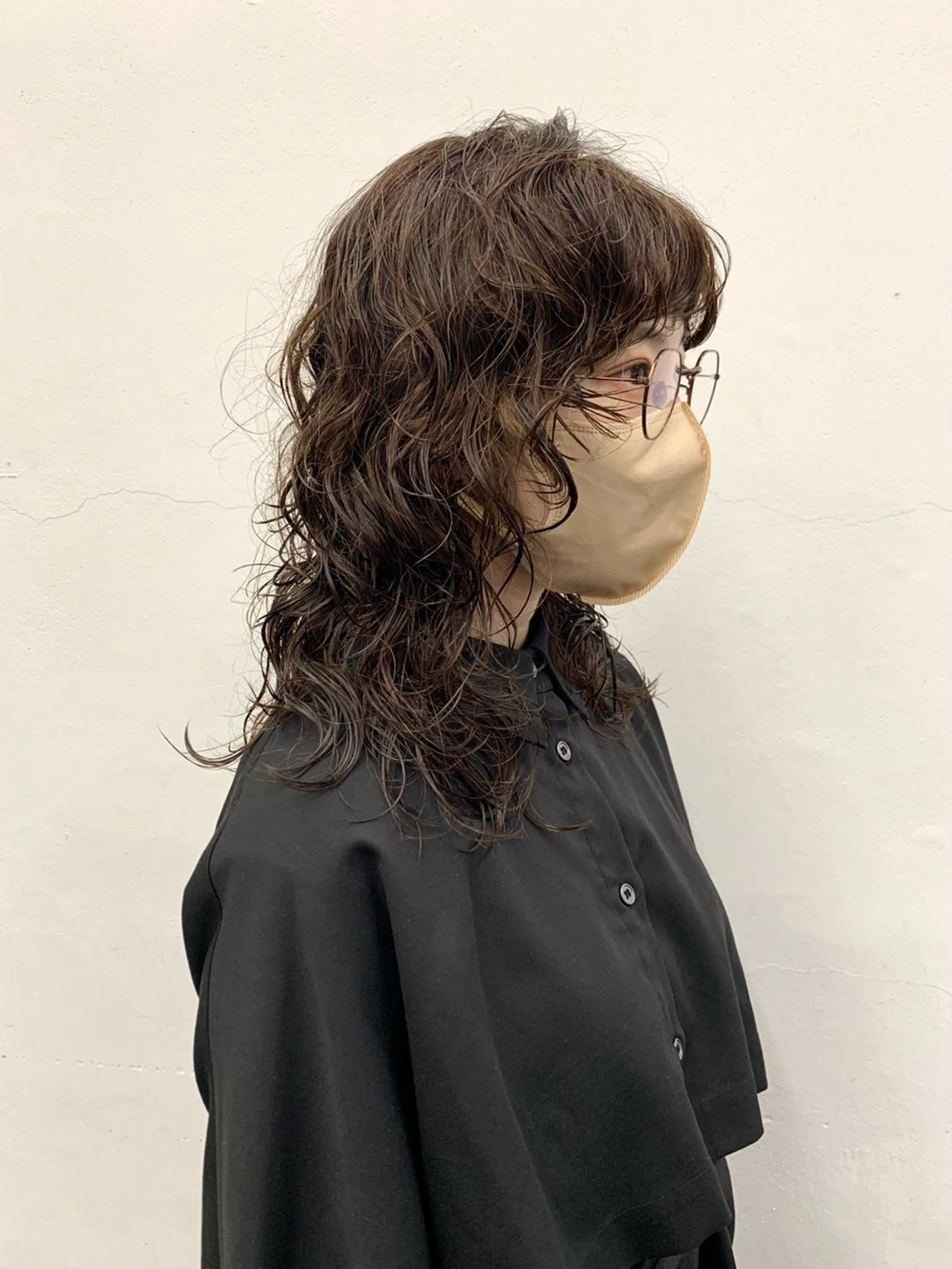 セミロング パーマ パーマ ryuei /原宿のヘアスタイル