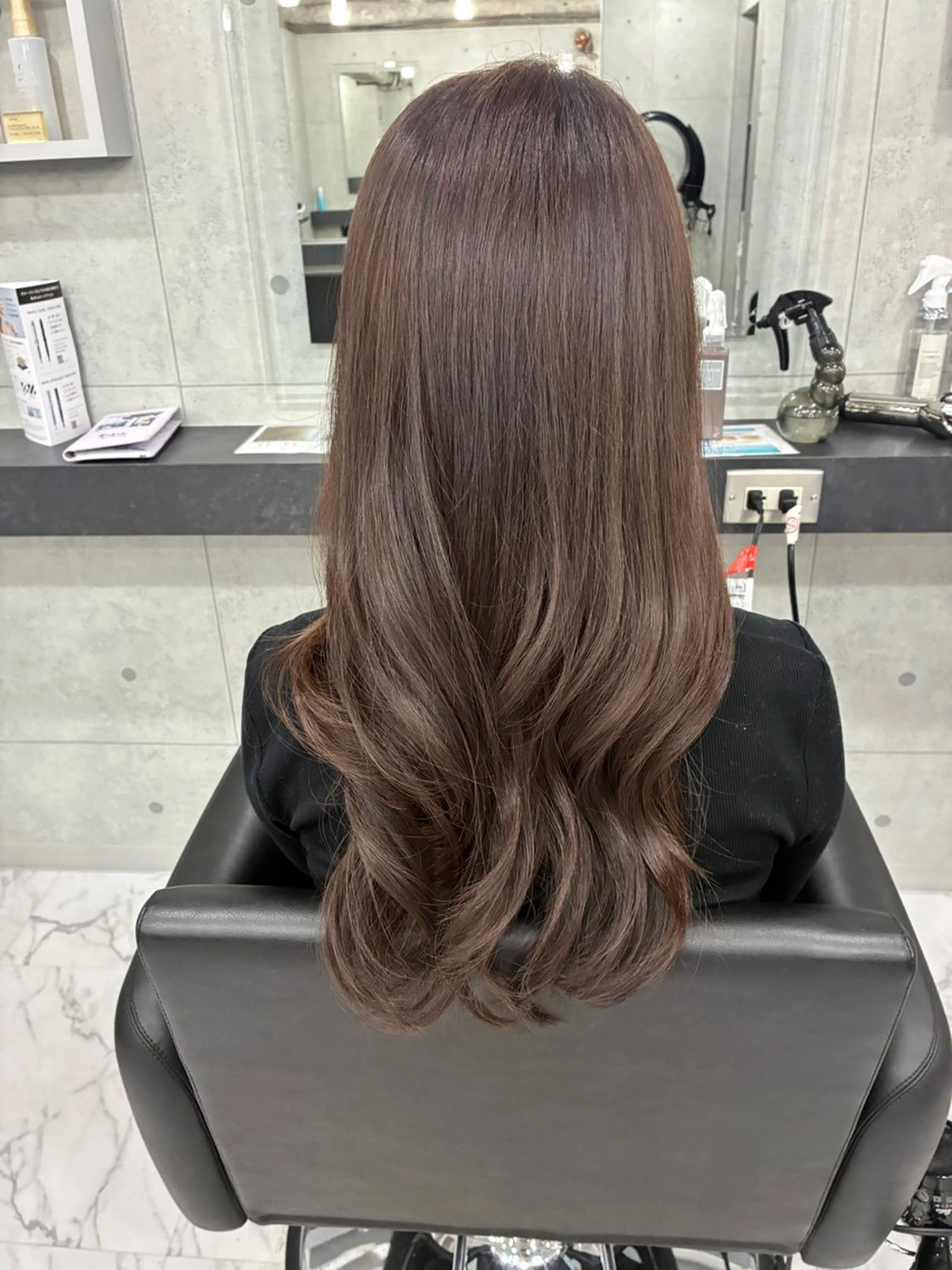 ロング カット ヘアカラー トリートメント Endearing 🌟銀座のヘアスタイル