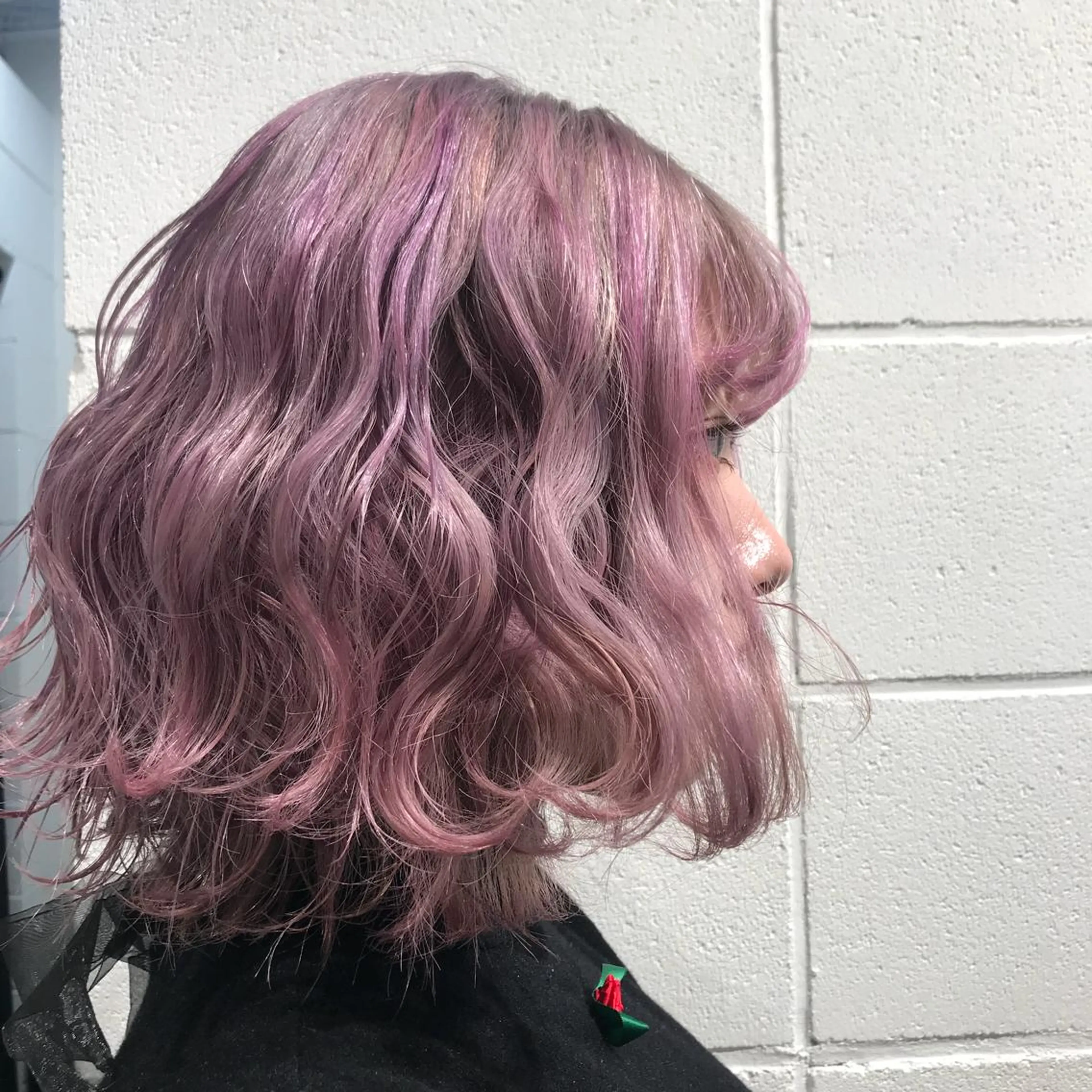 ミディアム ヘアカラー サイレント美容師 アイリィのヘアスタイル