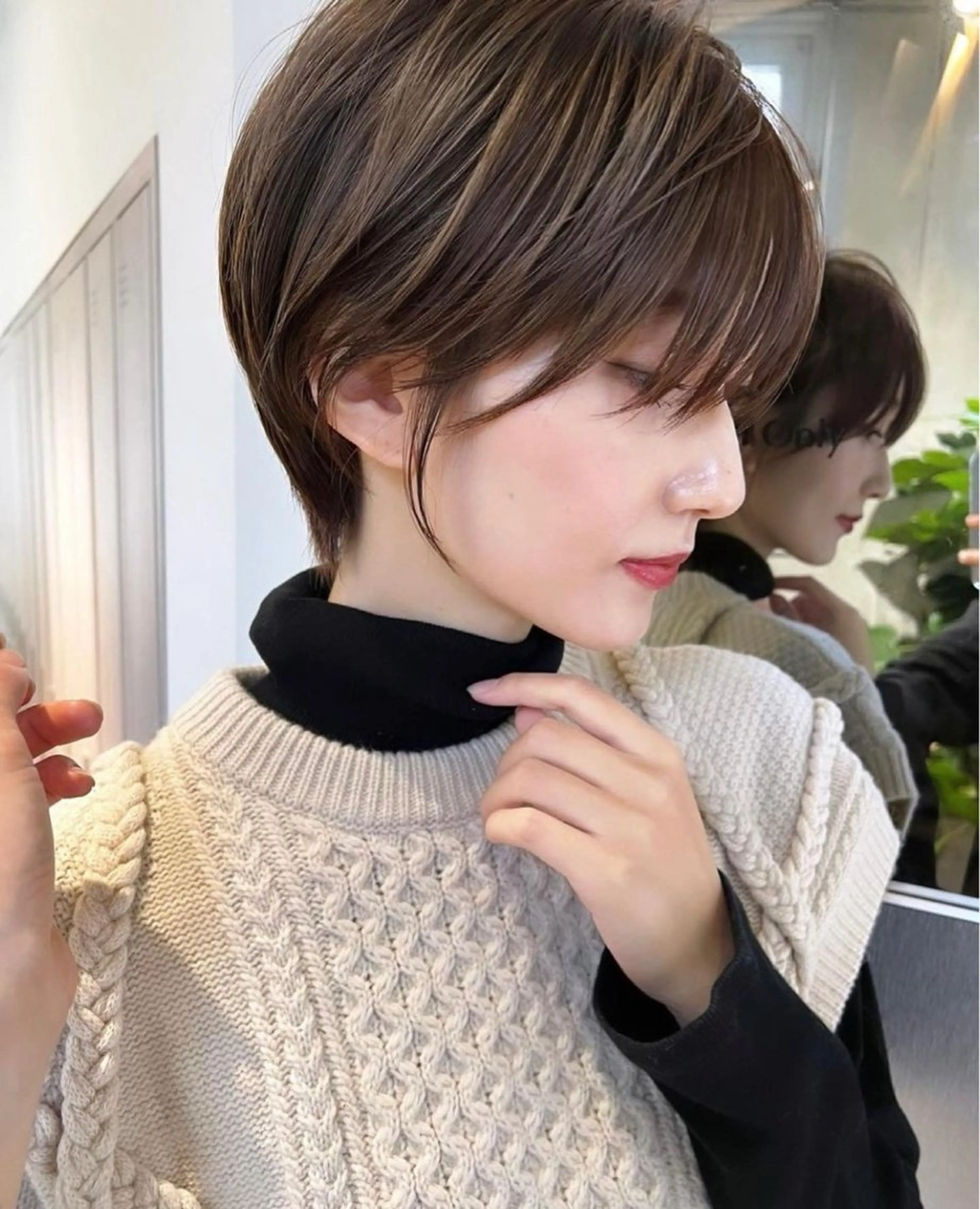 ショート カラー カット ヘアカラー ハイライトNo.1☆ ゆうのヘアスタイル