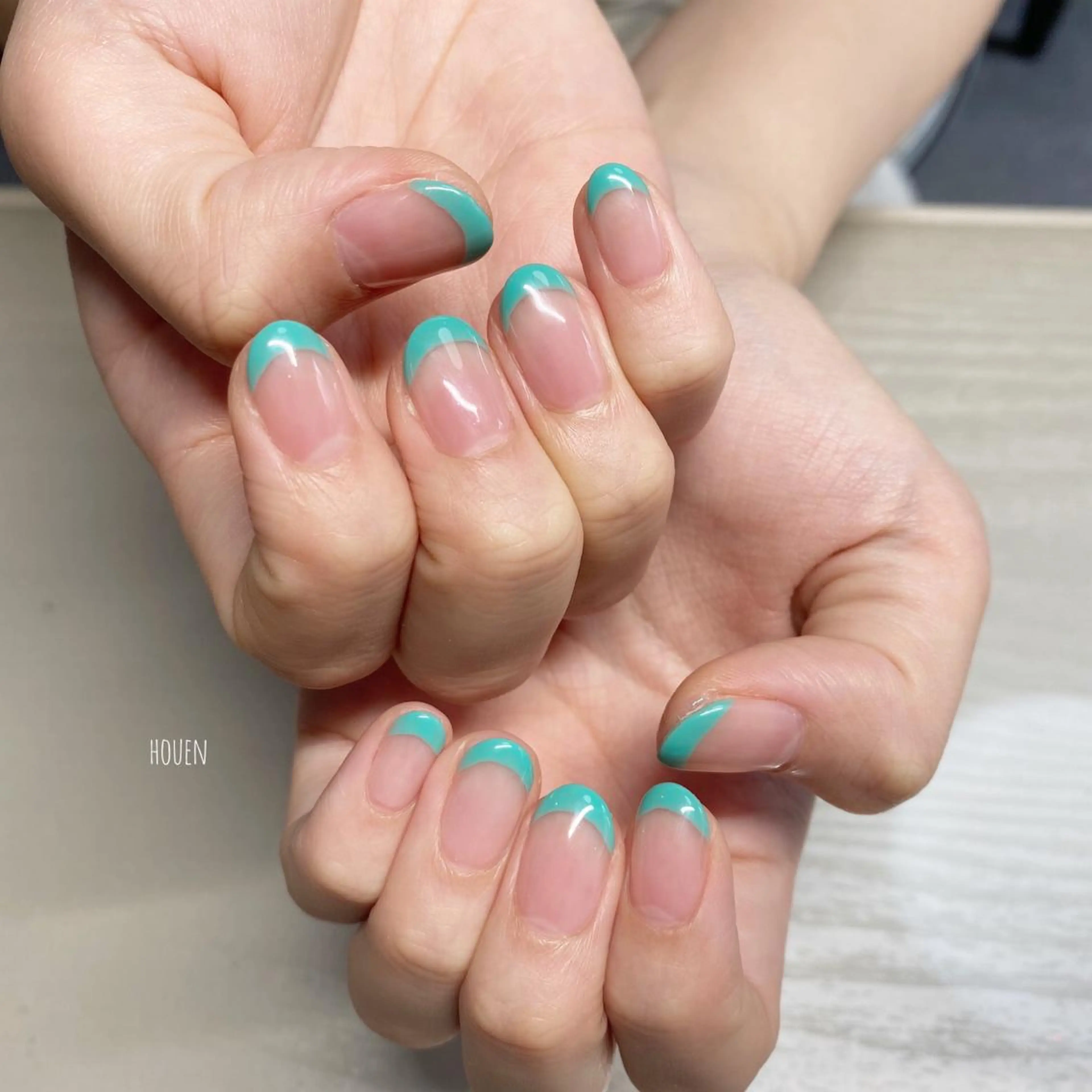 ネイル フレンチネイル ハンドネイル I pinknail 韓国風·持ち込み専門のネイルデザイン