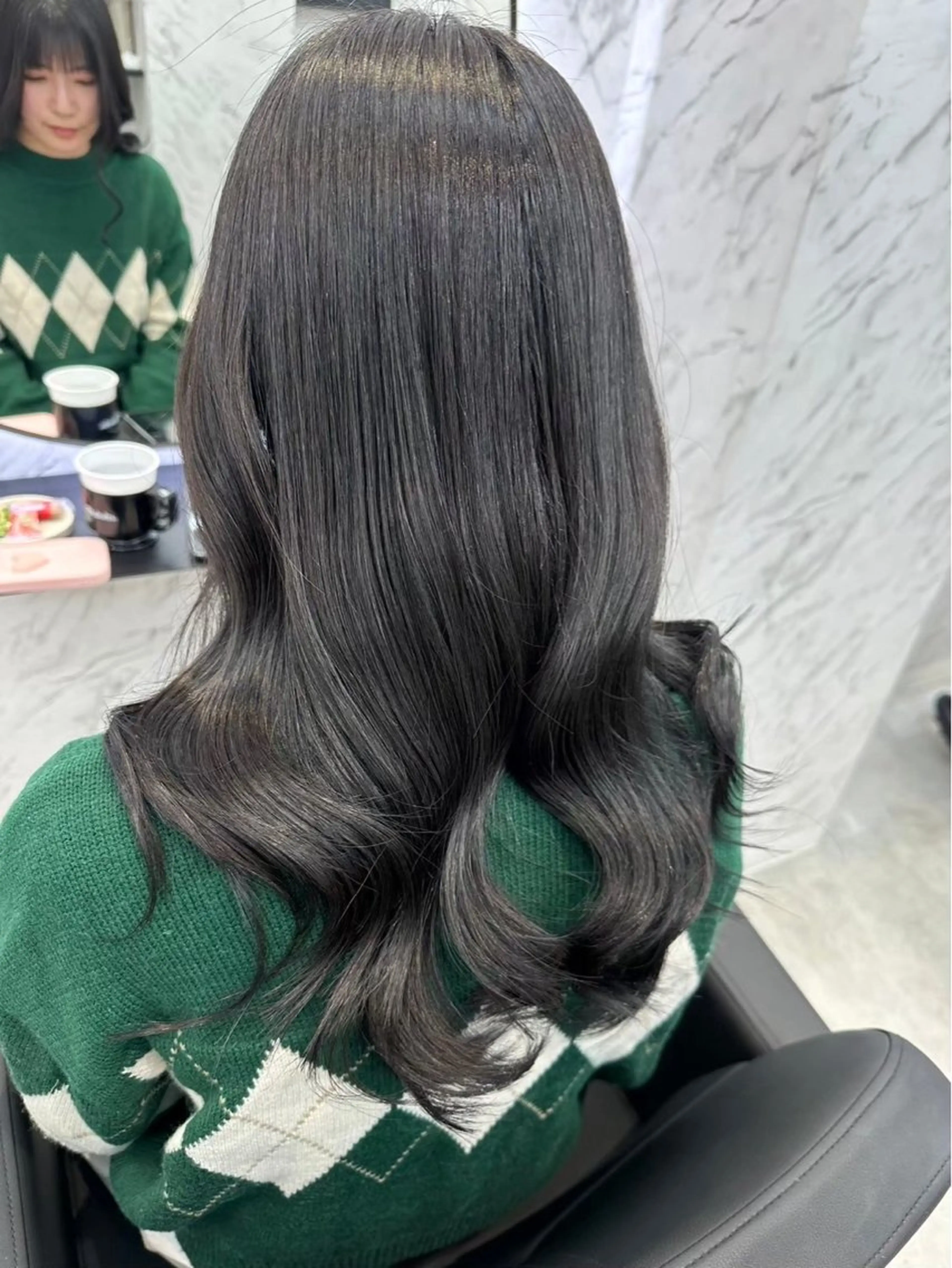 ロング カラー ヘアカラー トリートメント カット¥1100 ✂️MIUのヘアスタイル