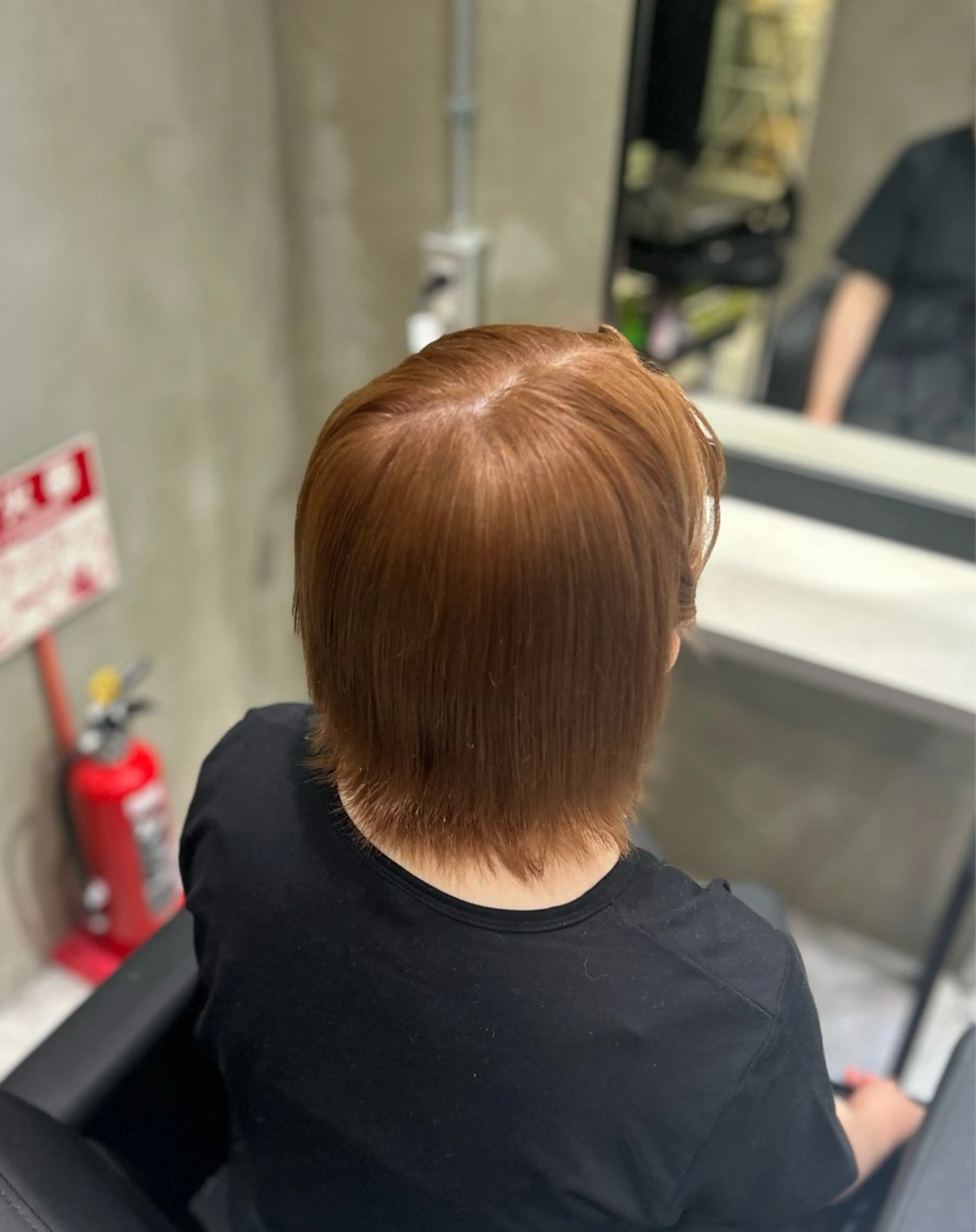 カラー ベージュカラー ブリーチ オレンジ オレンジベージュ ワカナ モデル募集中🎀🫧のヘアスタイル