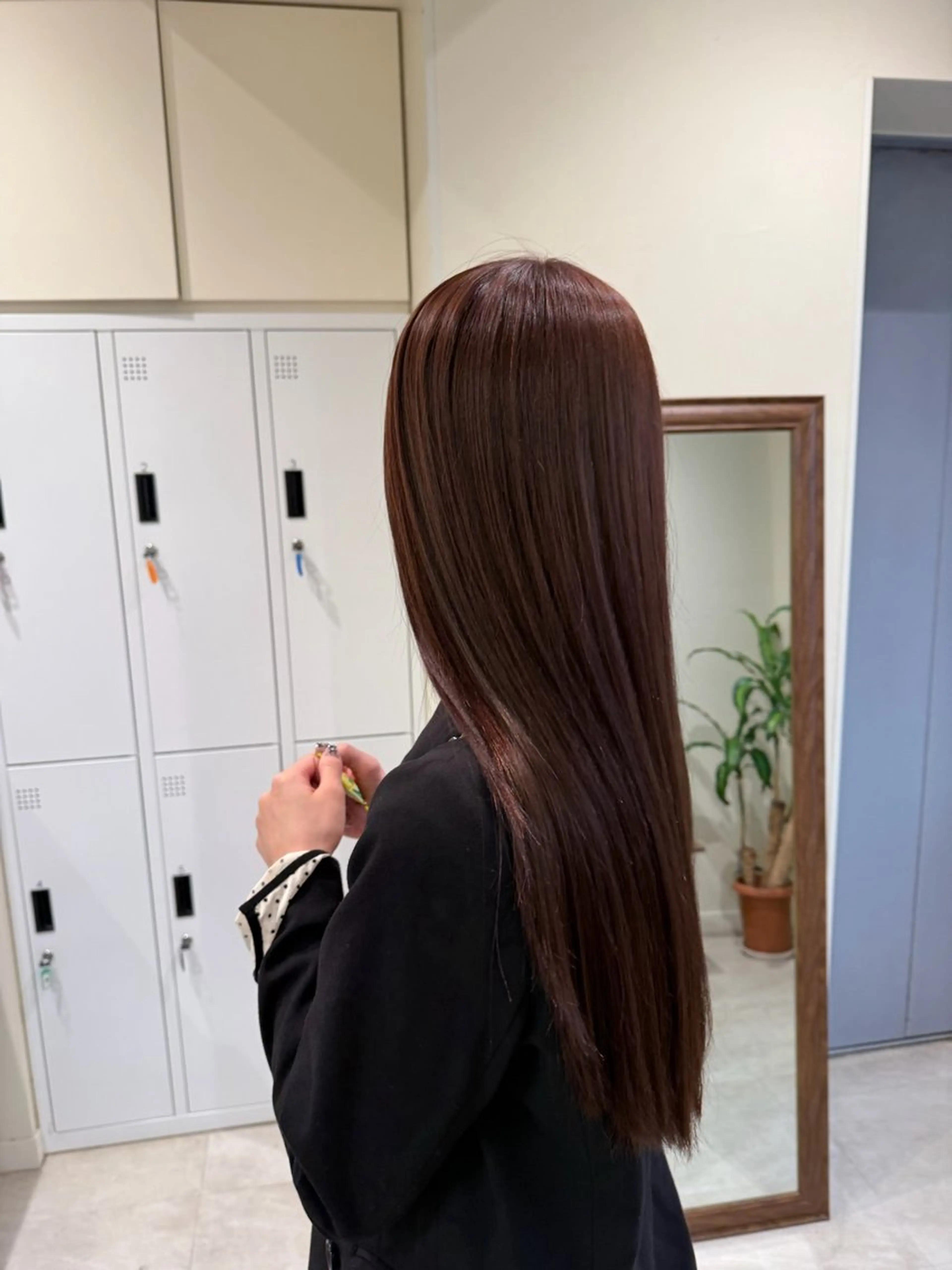 ロング ダブルカラーベージュ カラー/tuburaのヘアスタイル
