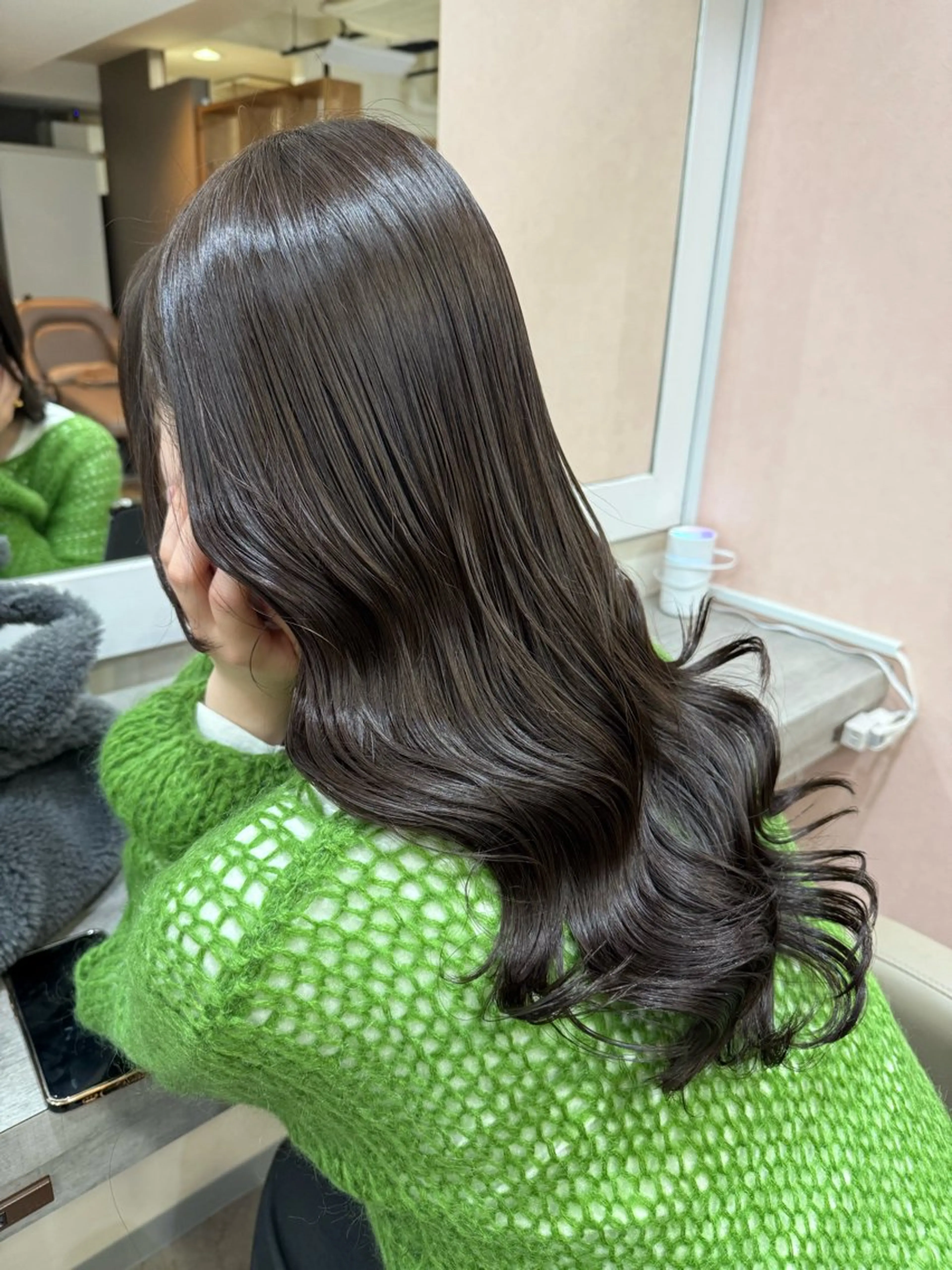 ロング パーマ 韓国風パーマ/ヘア セット/店長みづきのヘアスタイル