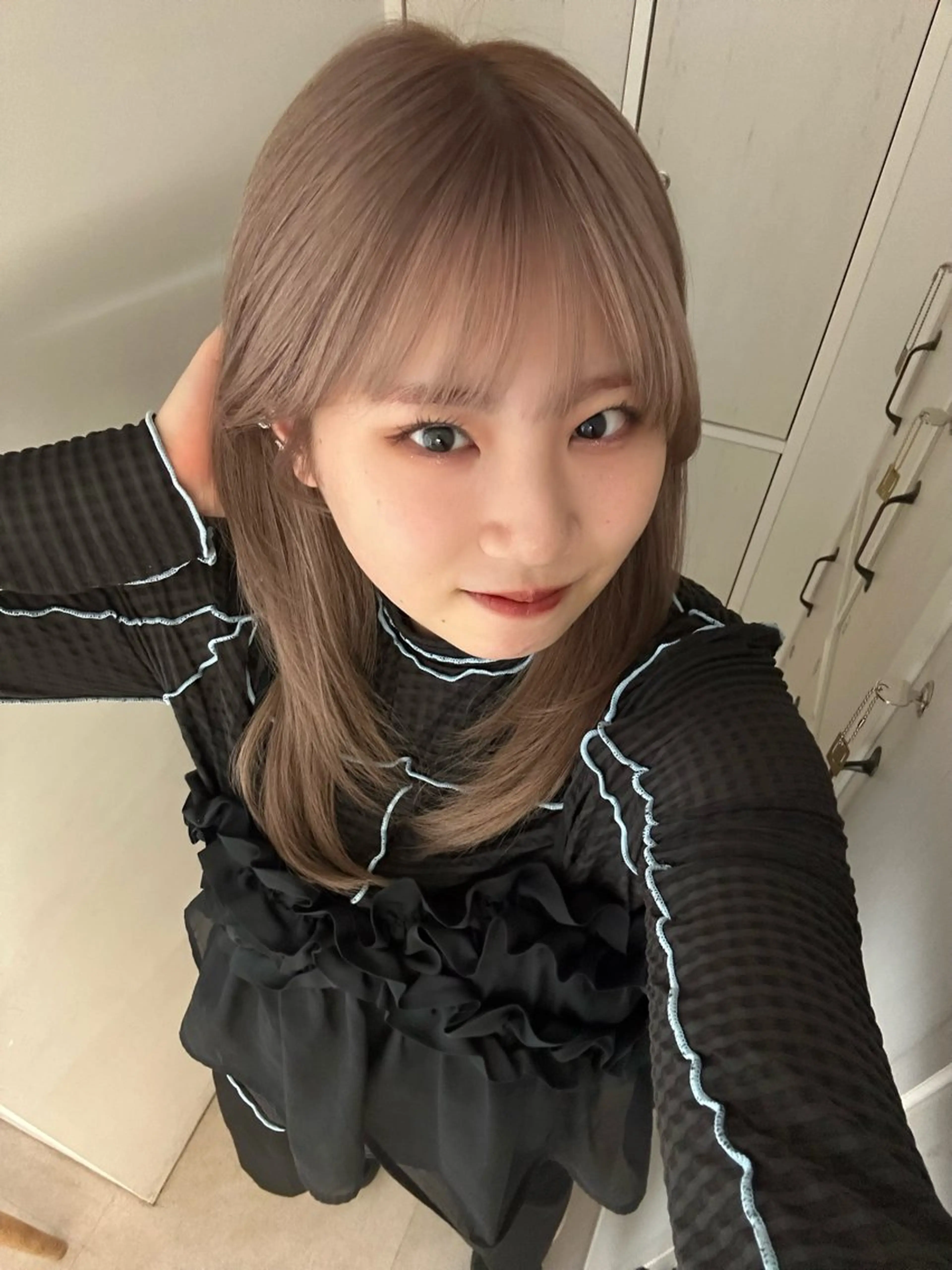 セミロング カラー 透明感/ベージュ /kazui🐈のヘアスタイル