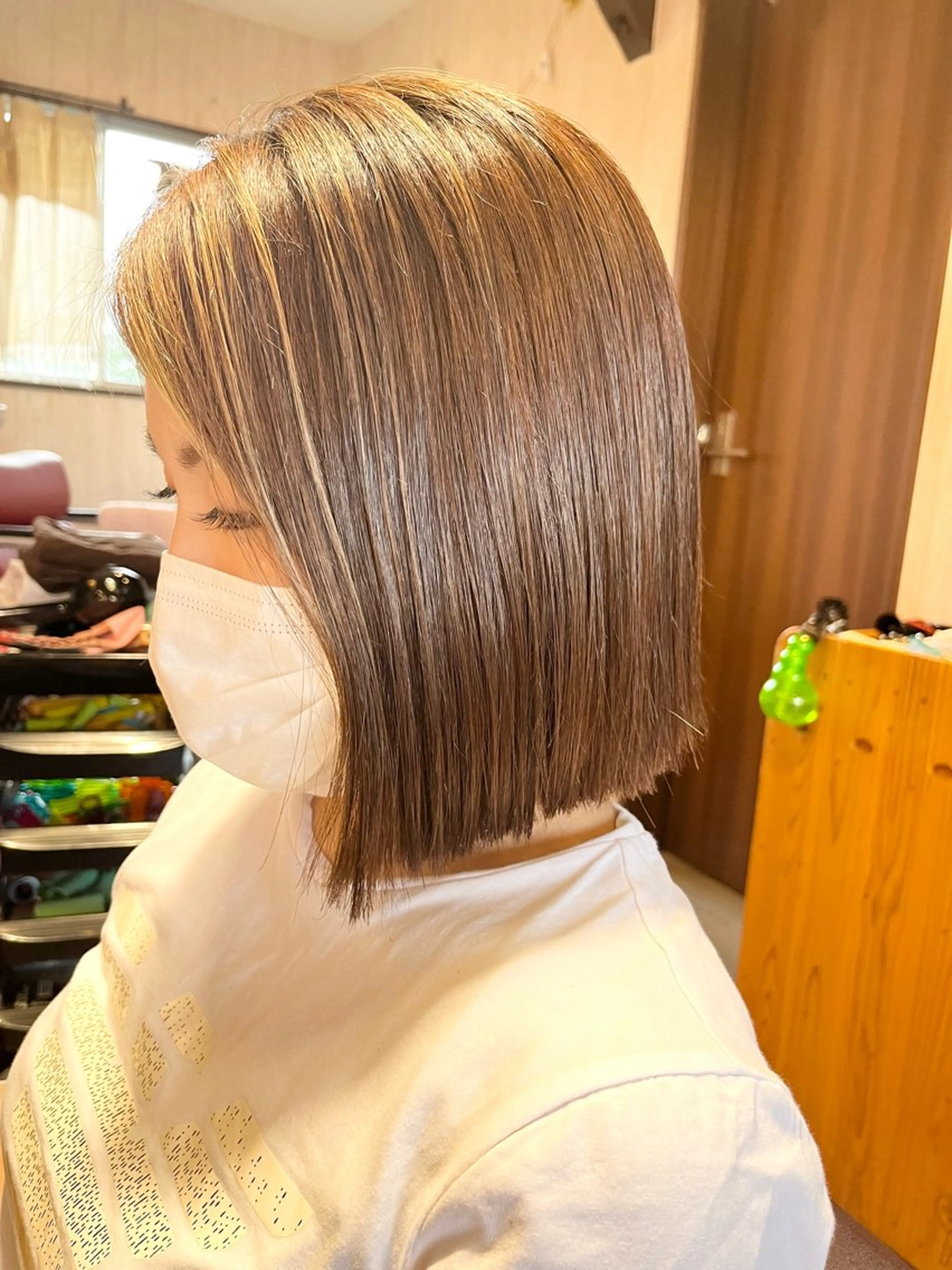 ショート ボブ カット ヘアカラー トリートメント . Lｉｅのヘアスタイル