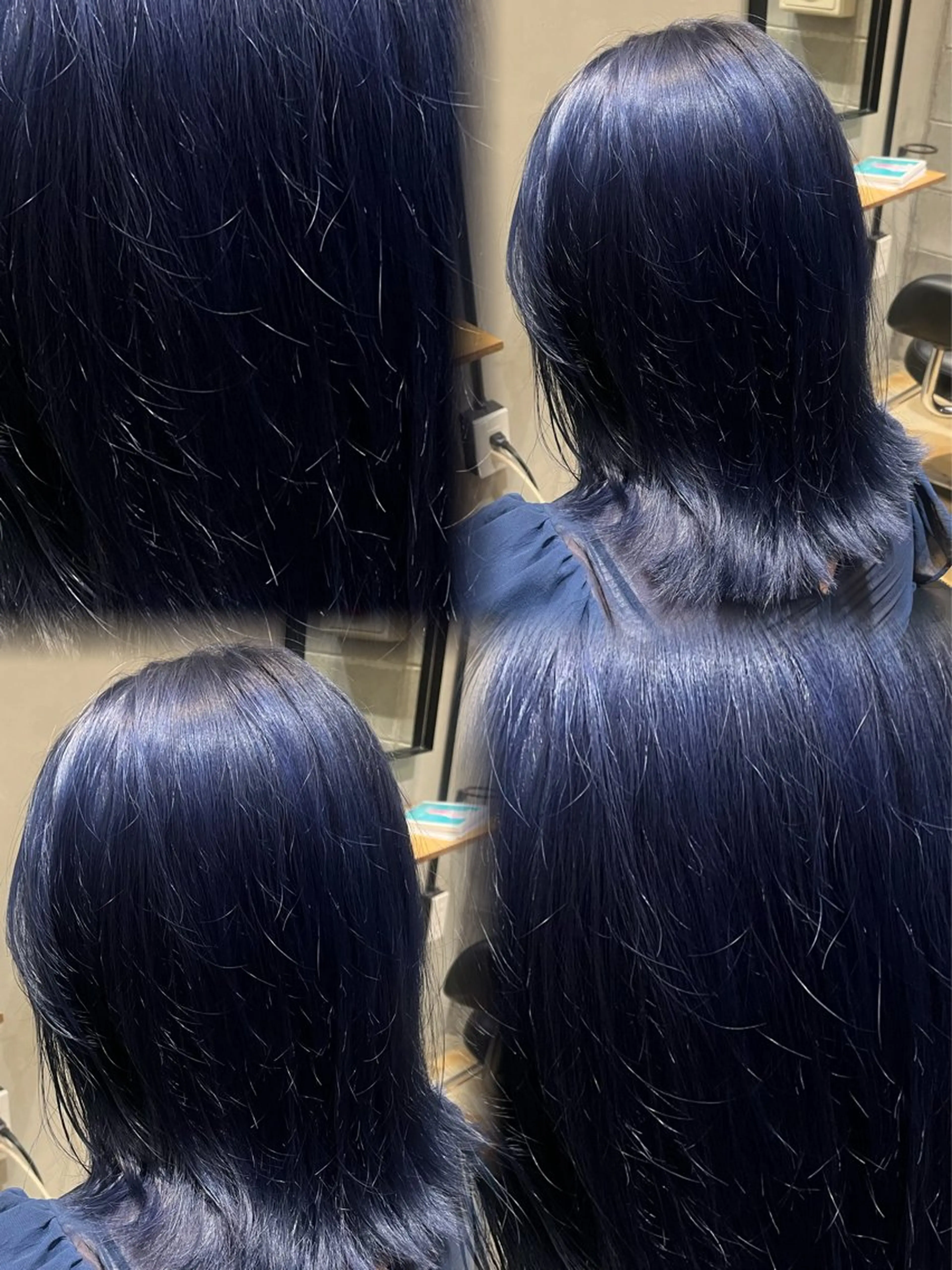 ロング カラー カット ヘアカラー みわ/博多 ブリーチ/メンズヘアのヘアスタイル