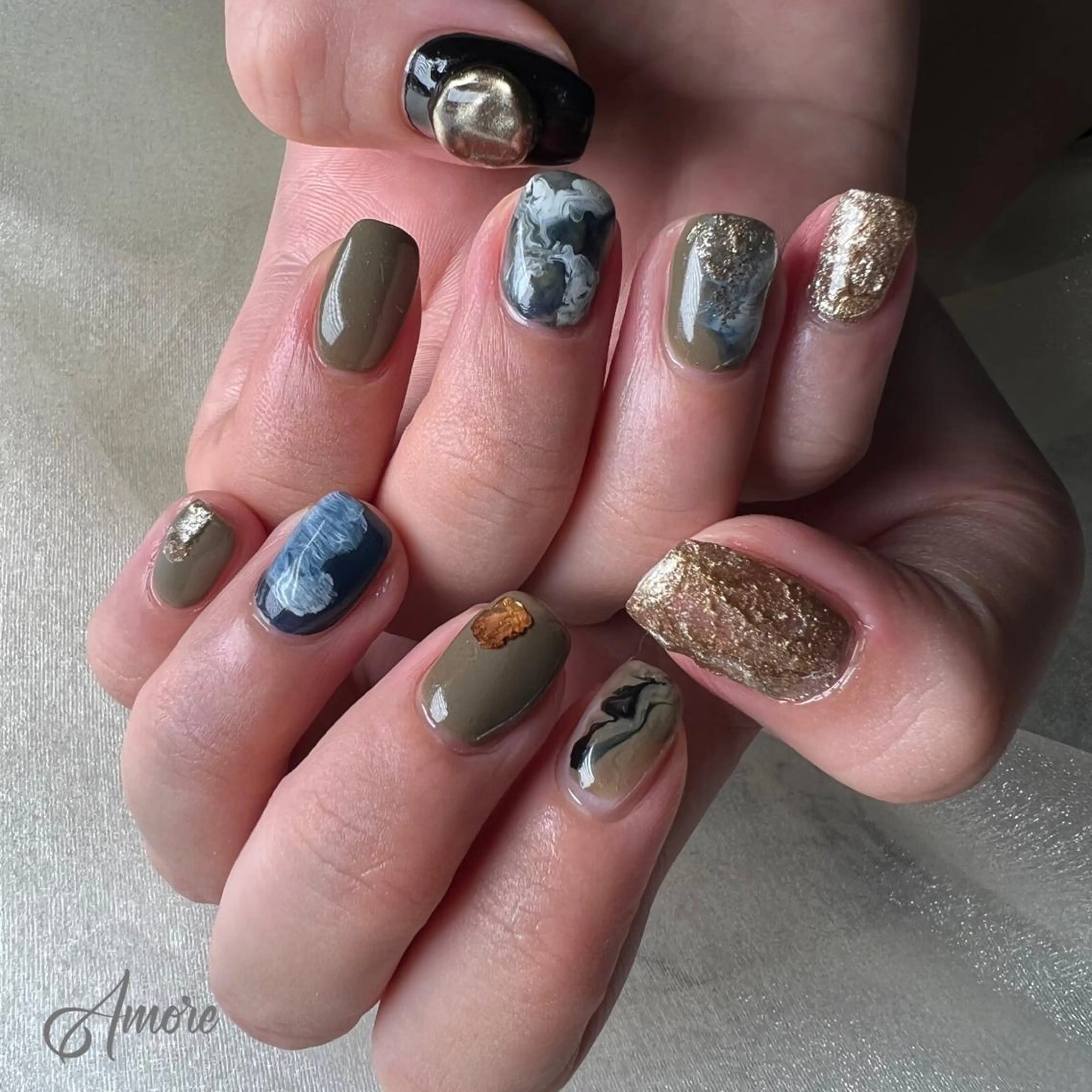 ネイル ジェルネイル 氷ネイル・うるうるネイル マグネットネイル ミラーネイル ニュアンスネイル You kyehwaのネイルデザイン