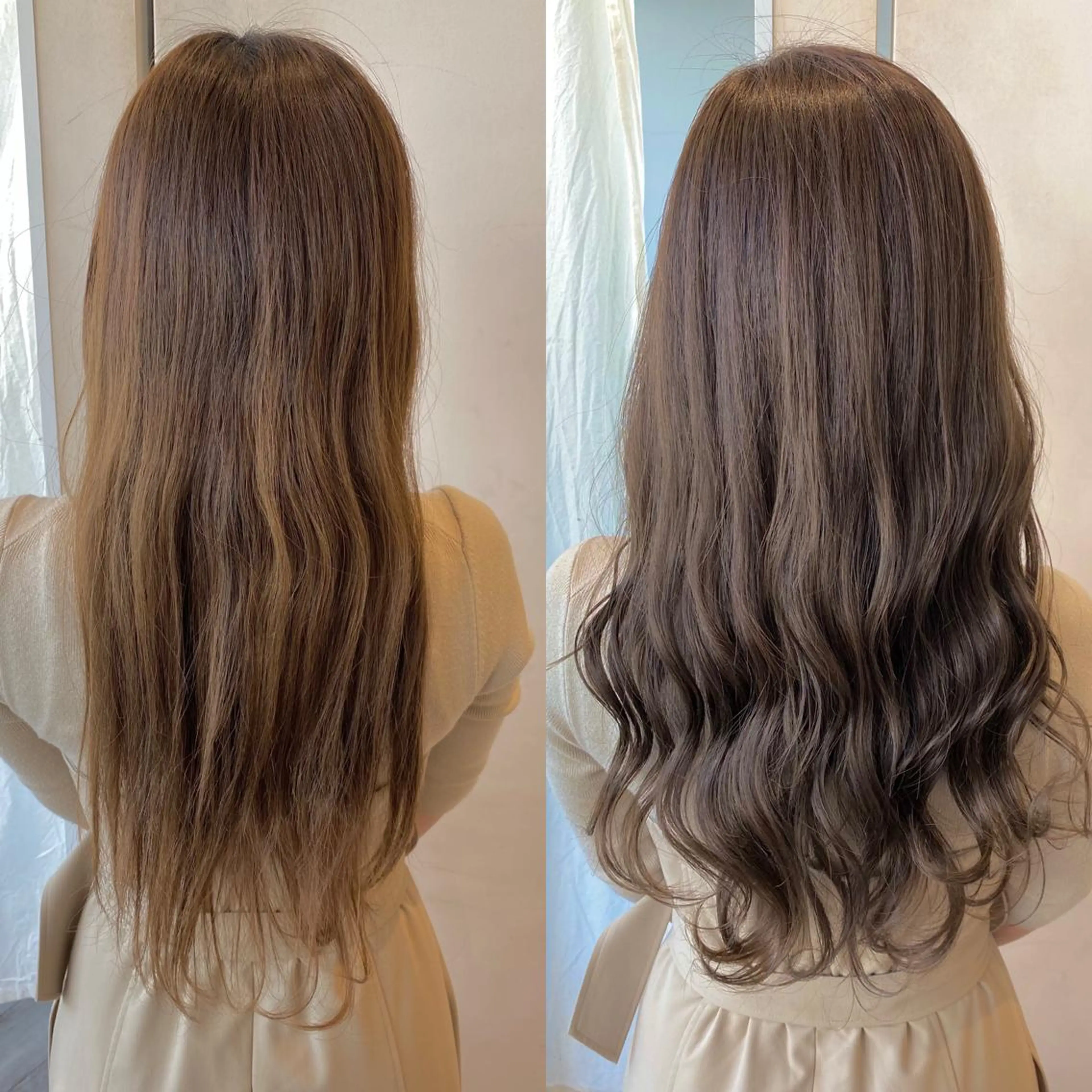 ロング カラー 顔まわりカット🌟 くびれヘア/寺門遥輝のヘアスタイル