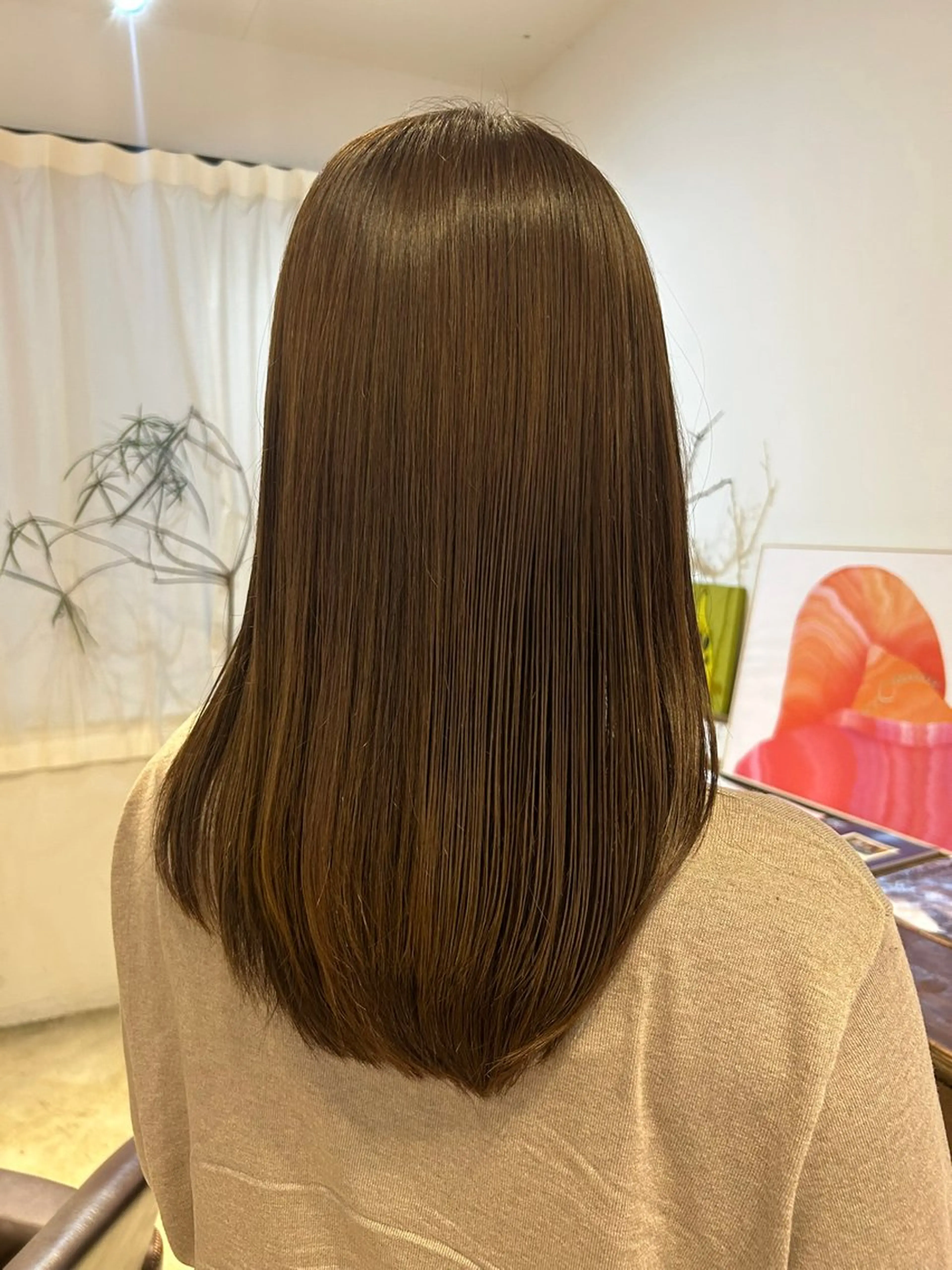 ロング カラー nishihama nanaのヘアスタイル