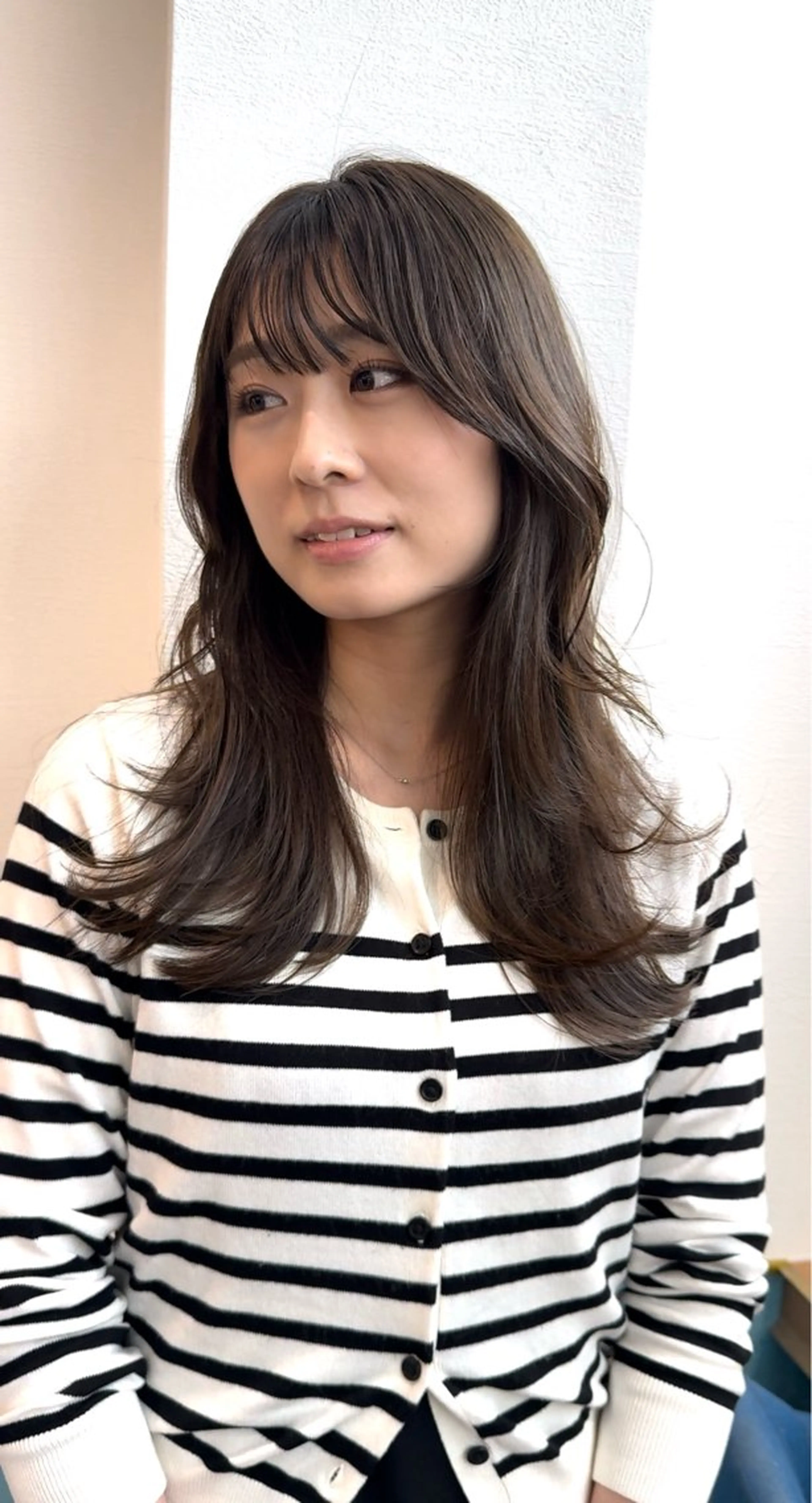 ロング カラー カット ヘアカラー トリートメント レイヤーカット /透明感カラー西田のヘアスタイル