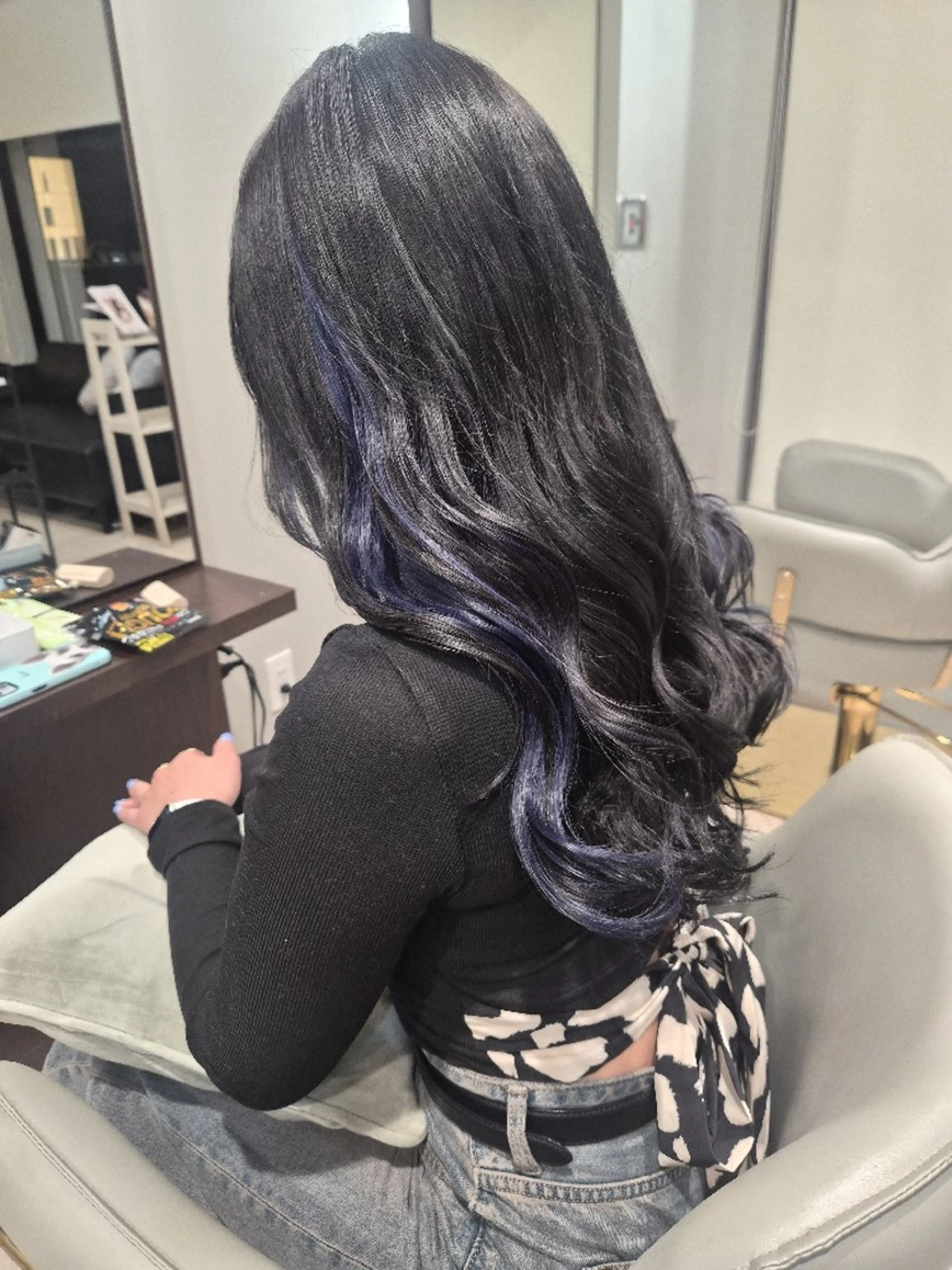 ロング カラー ヘアカラー Miyavi/カラー ショートボブのヘアスタイル