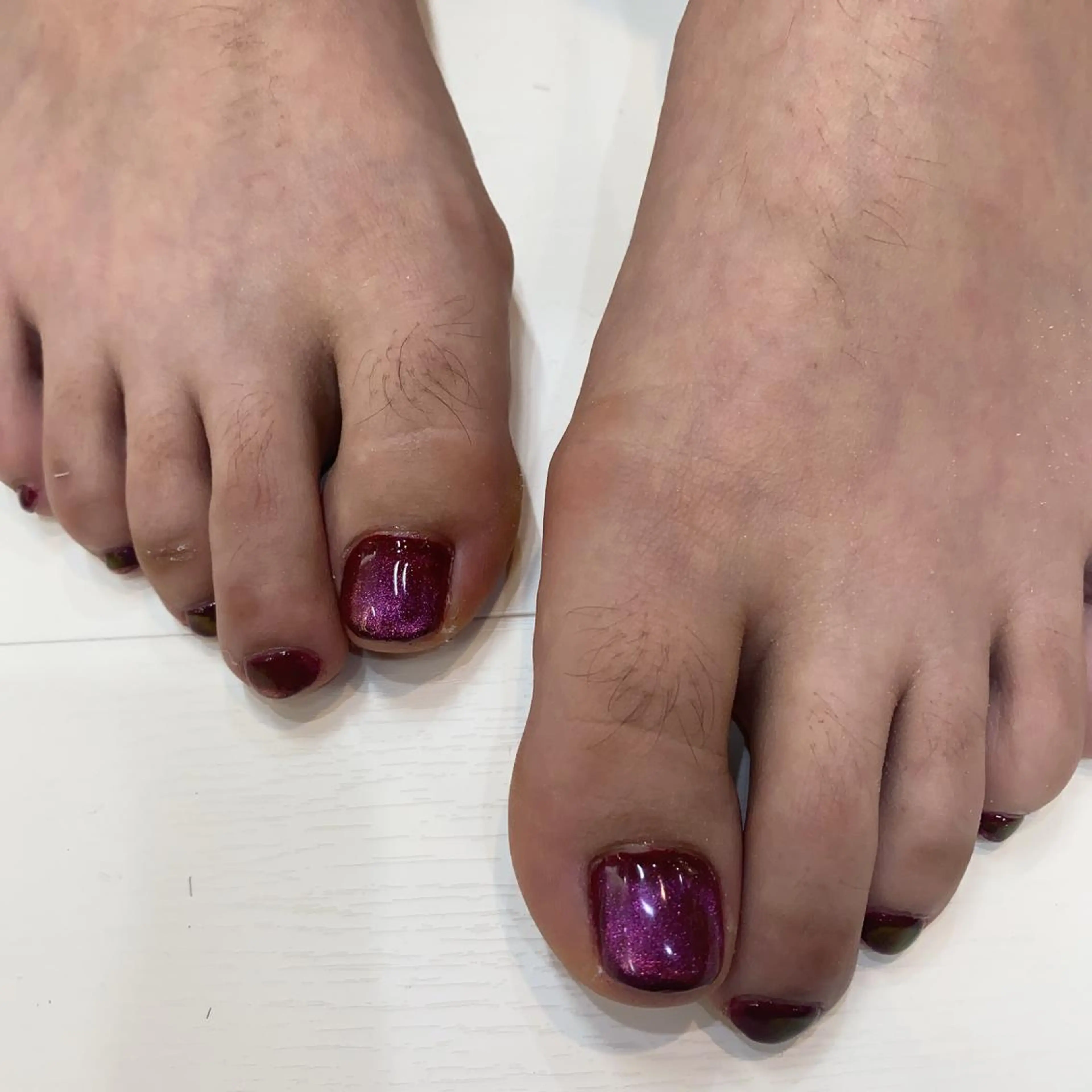 ネイル フットネイル ラゾアミスタ🕊 さとう ななほのヘアスタイル