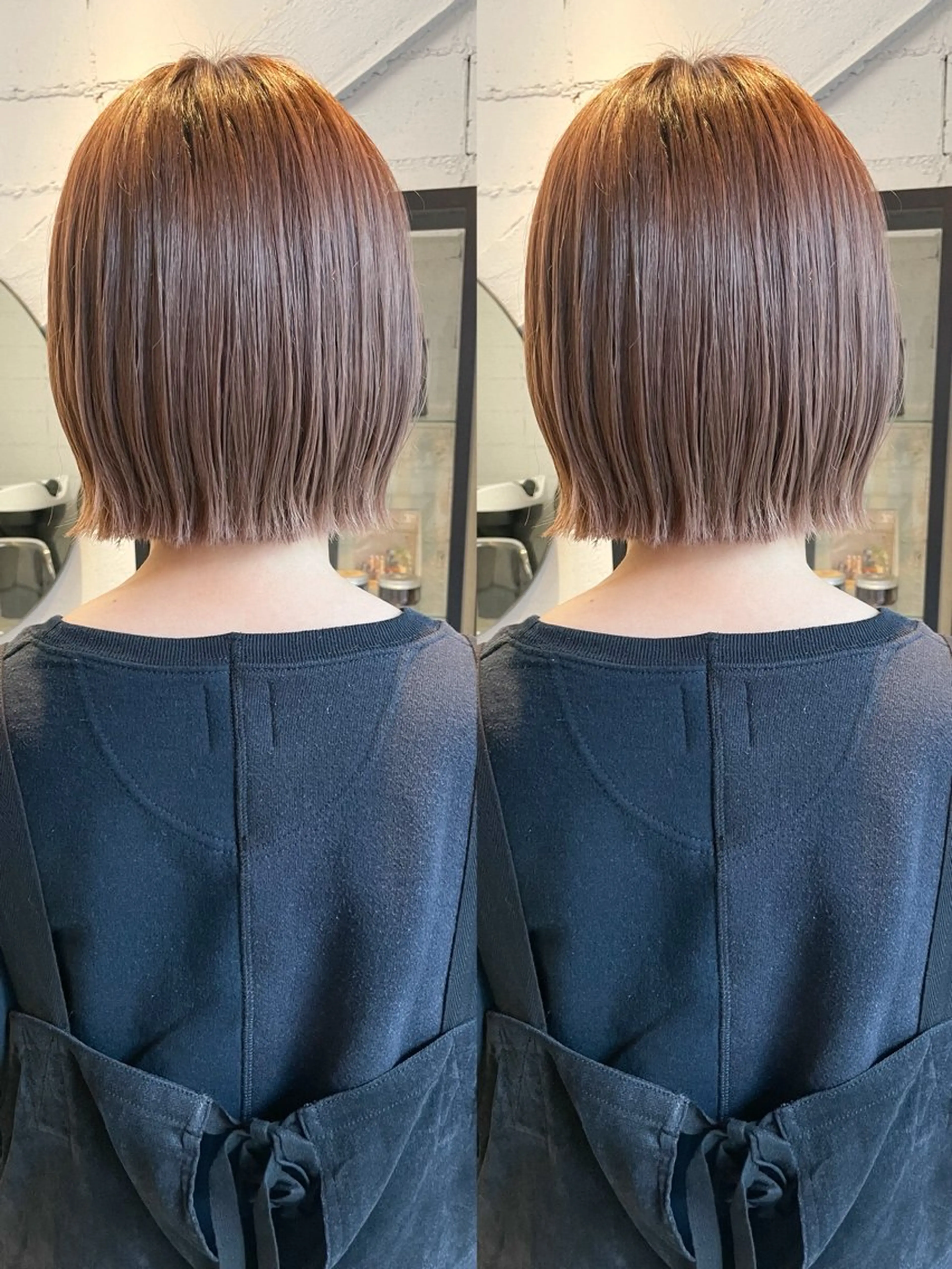 ショート 切りっぱなしボブ ボブ mua 鳳のヘアスタイル