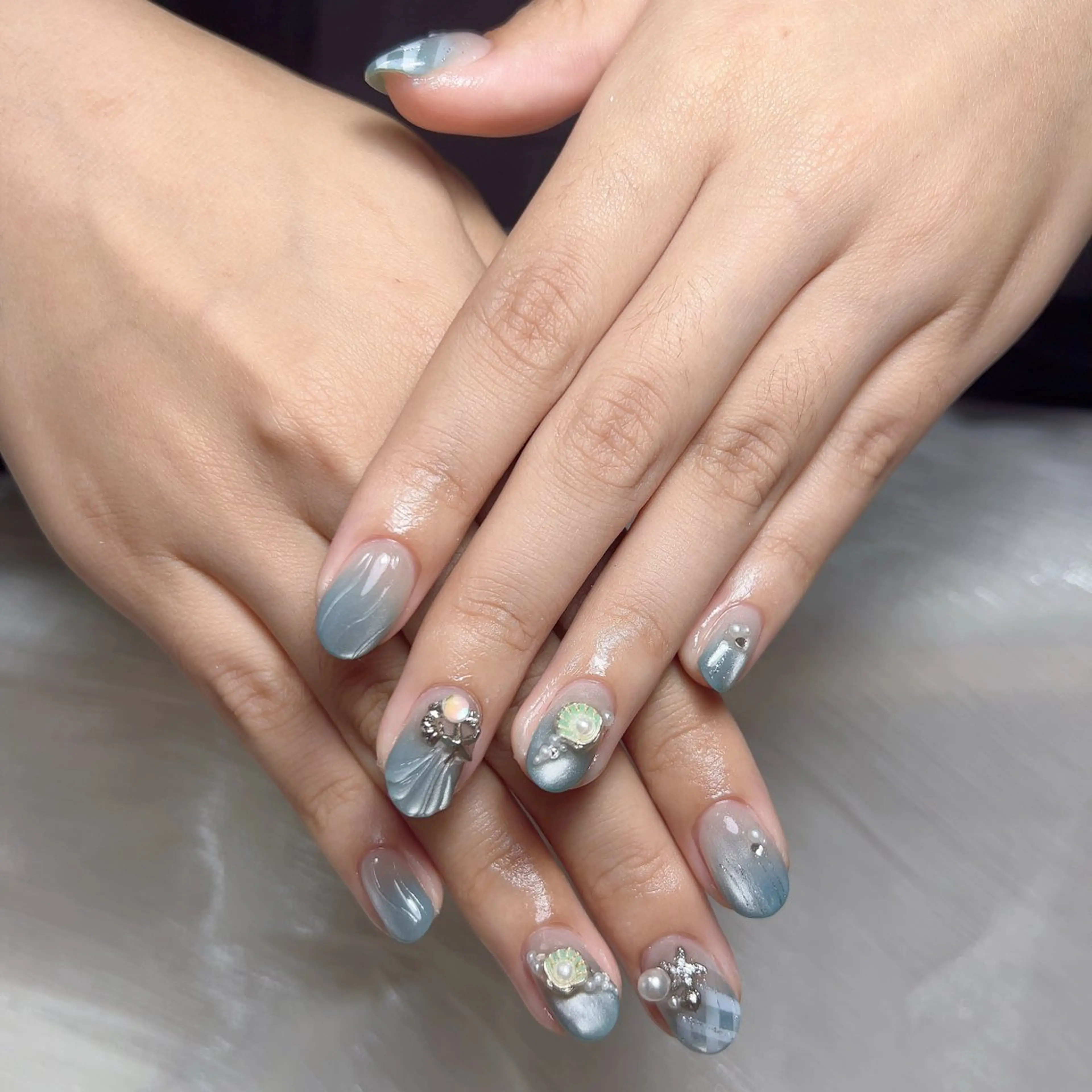 ネイル ハンドネイル ハンドケア 🎀Pink ピンク🎀のネイルデザイン