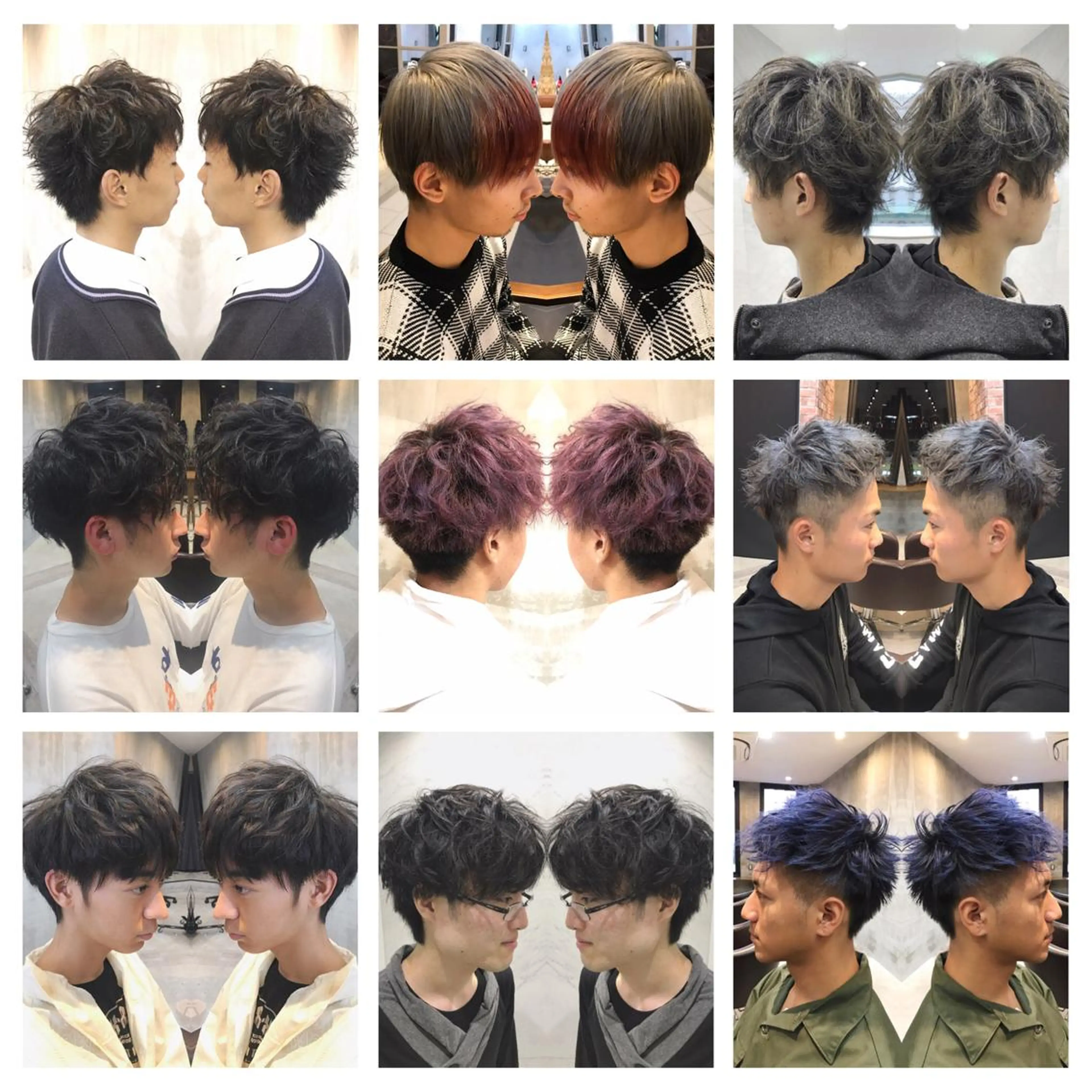 ショート カラー メンズ ヘアカラー 重政 和樹のヘアスタイル